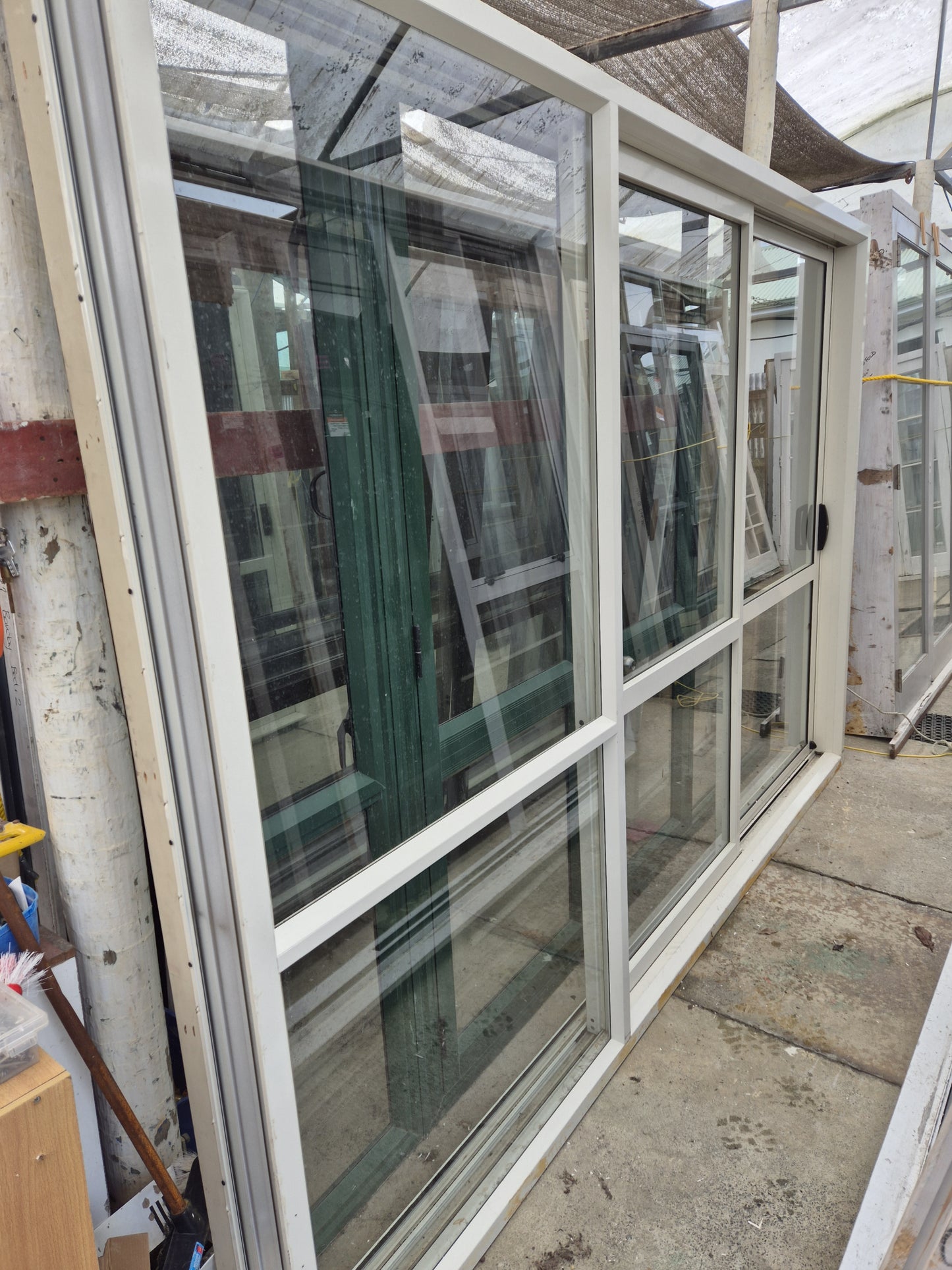 Stacker Sliding door 2 H x 3 W, comes with key, GD condition (R1933)