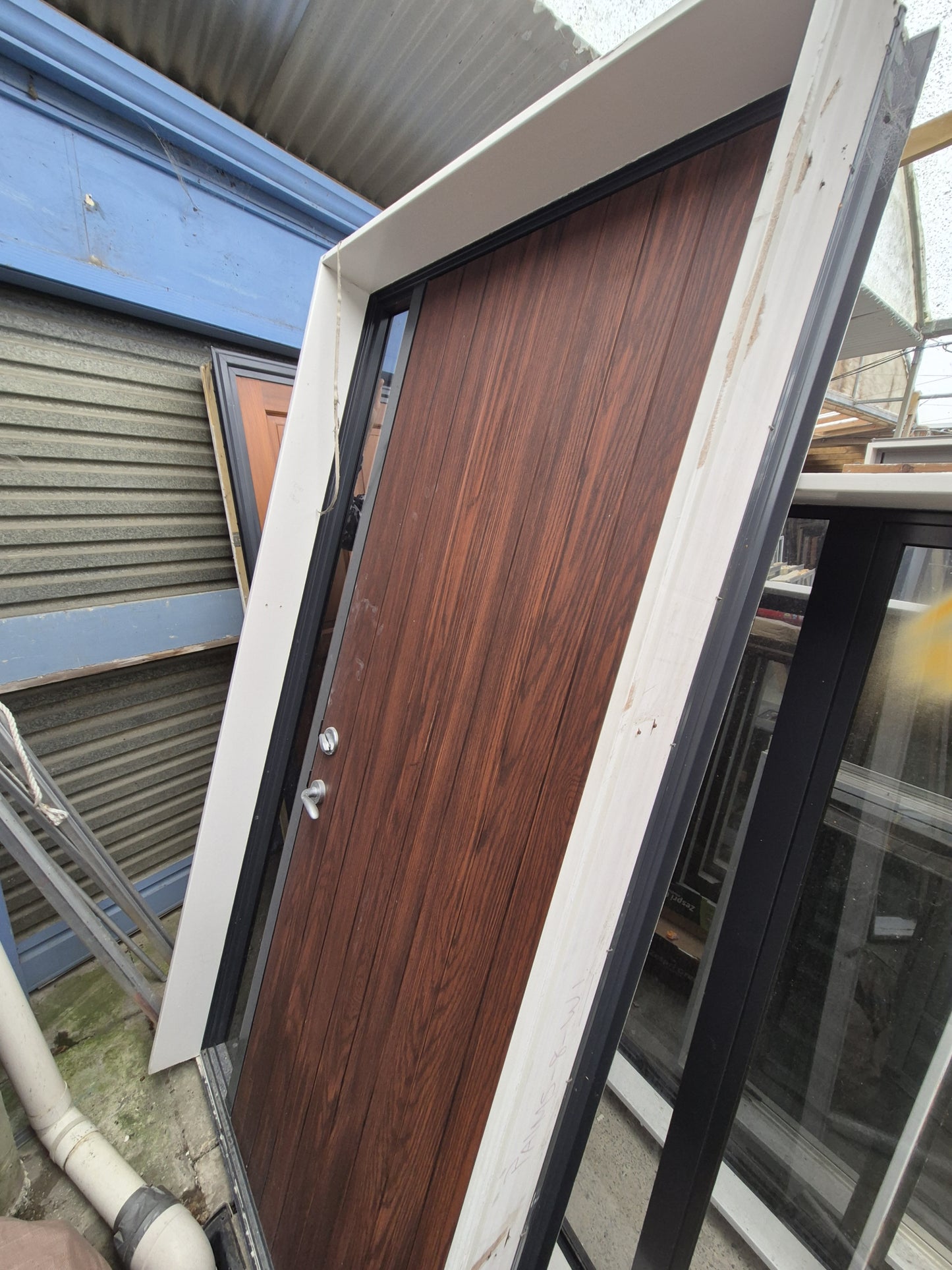Grey Friars Entranceway Door with Sidelight 2.2 H x 1.1 W #2104