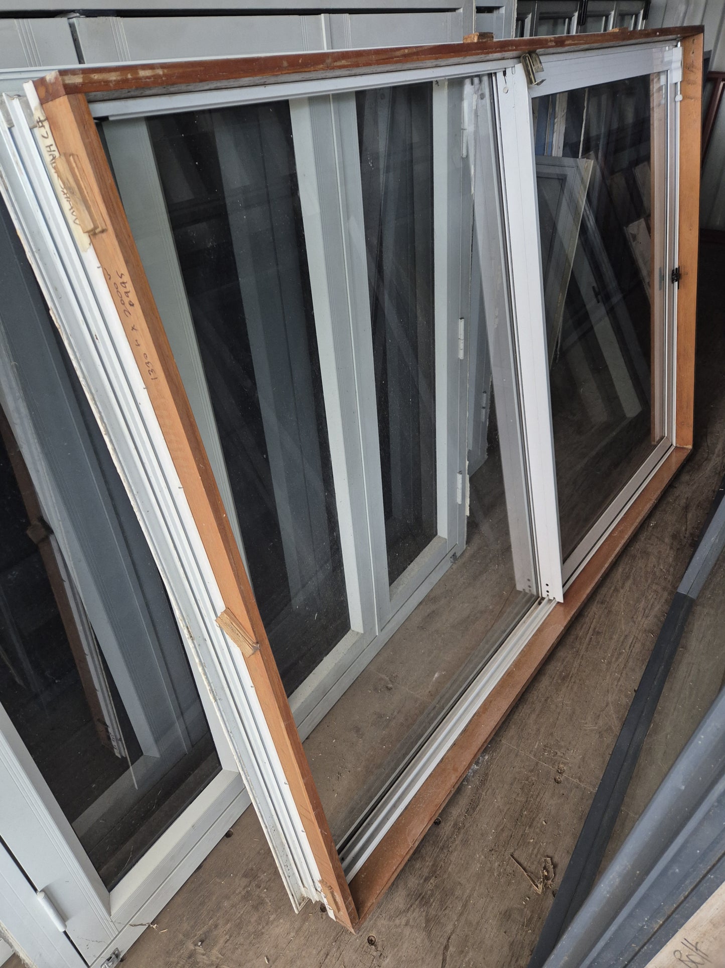 Older Style White Sliding Window 1330 H x 2000 W #2105