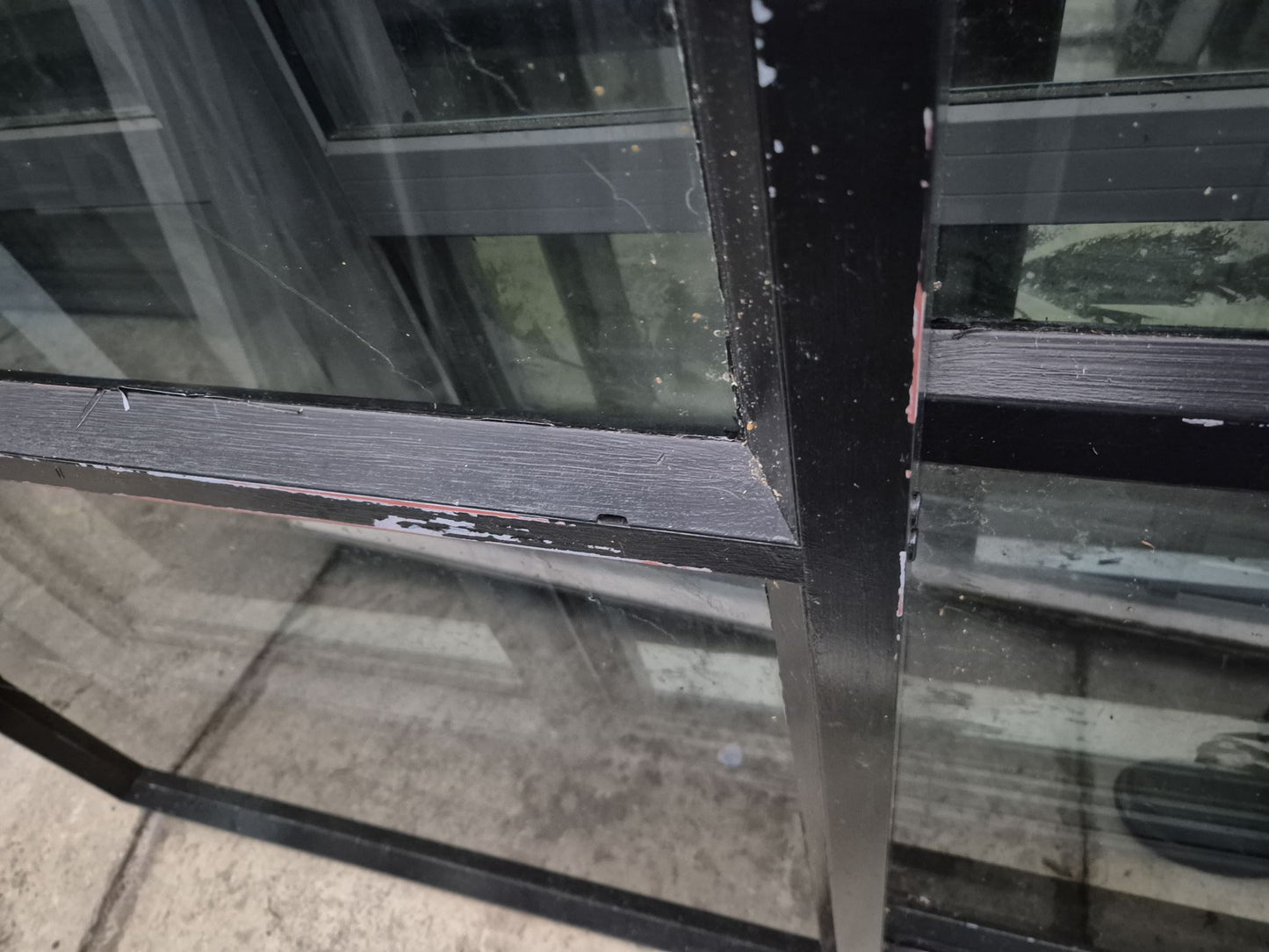 Painted Black Ranchslider 2 m H x 2 m W #R1927