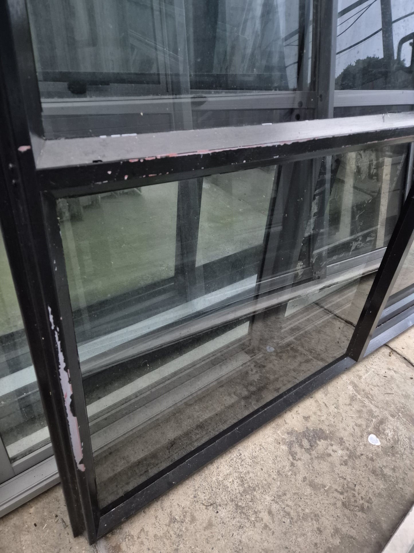 Painted Black Ranchslider 2 m H x 2 m W #R1927