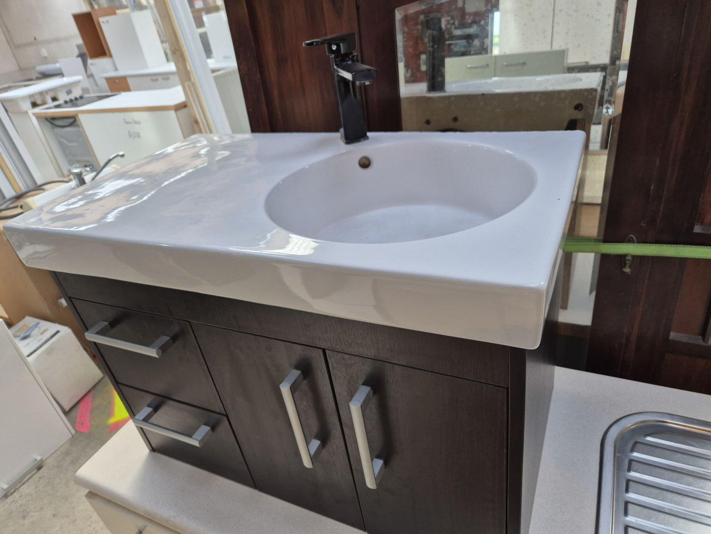 Wall Mounted Vanity with Mixer 820 L x 470 D