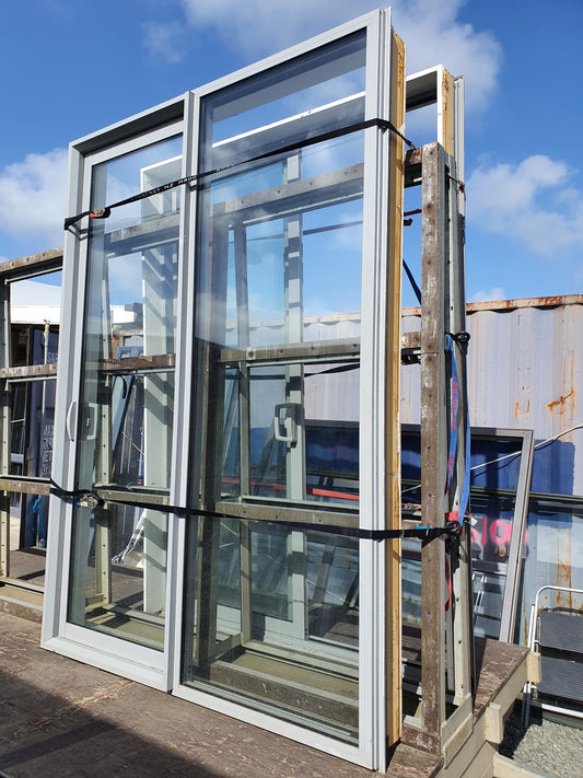 Double Glazed Silver Pearl Full Pane Ranchslider 2400 H x 1680 W #RS141