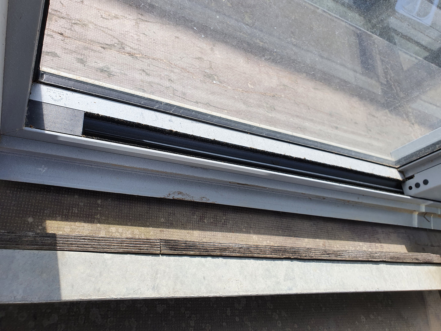 Double Glazed Silver Pearl Full Pane Ranchslider 2400 H x 1680 W #RS141