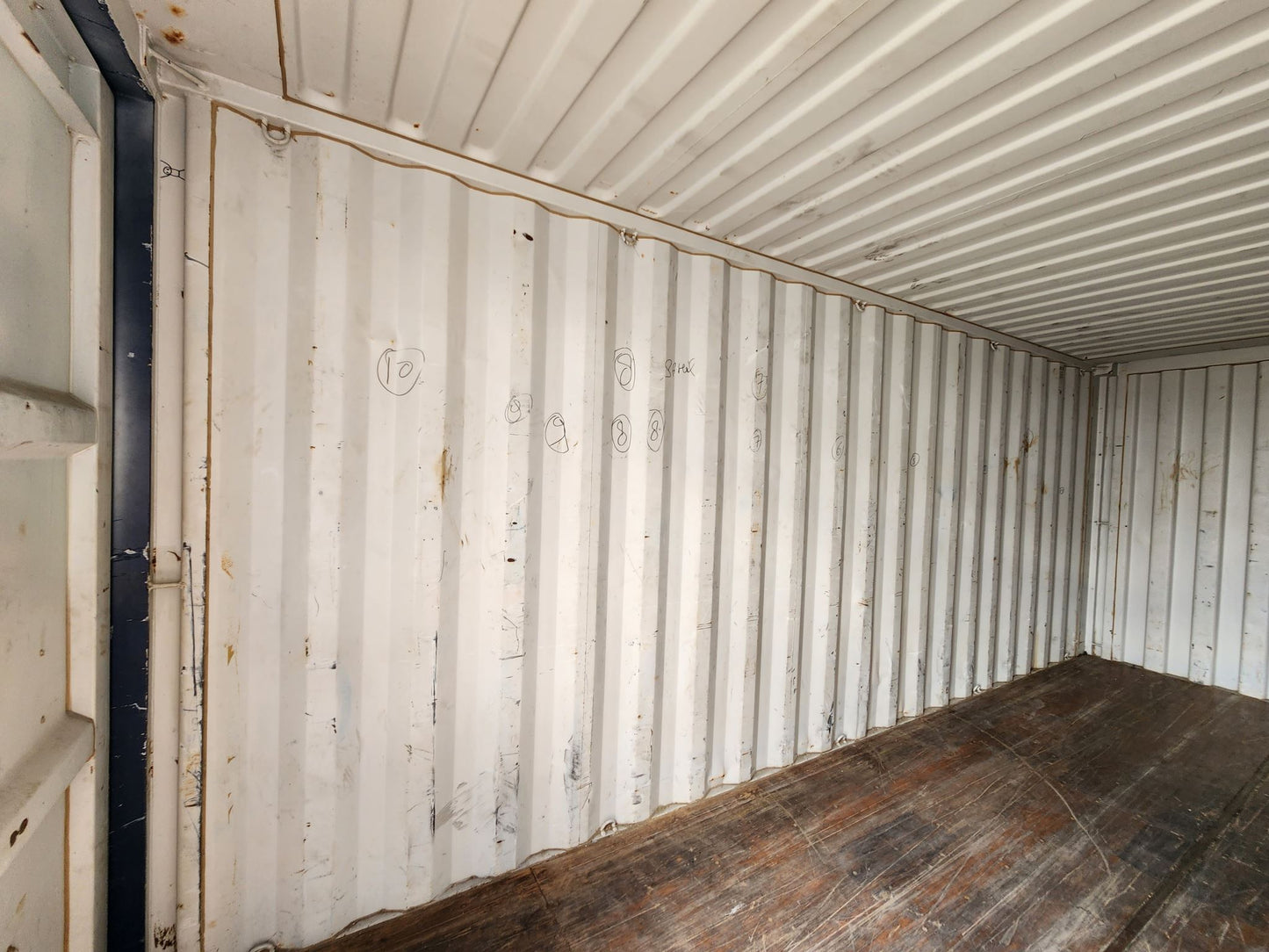 B Grade 20ft B Grade Blue Shipping Container