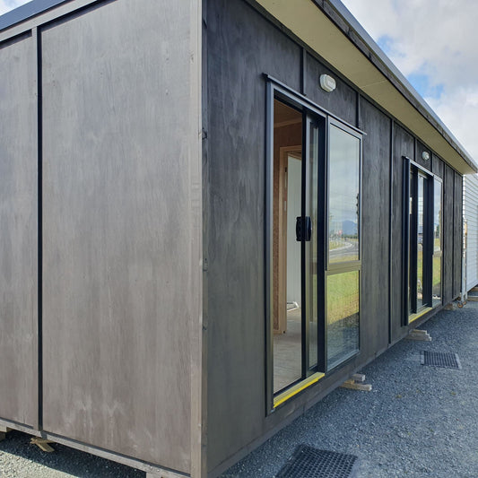 SAVE $1500 NEW 9.6m Portable Building, Ensuite, Kitchenette, New Double Glazed Joinery 26m2