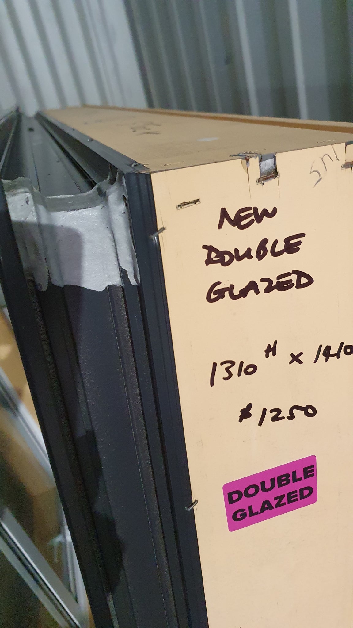 New DOUBLE GLAZED WINDOW 1310 H x 1410 W #DGd