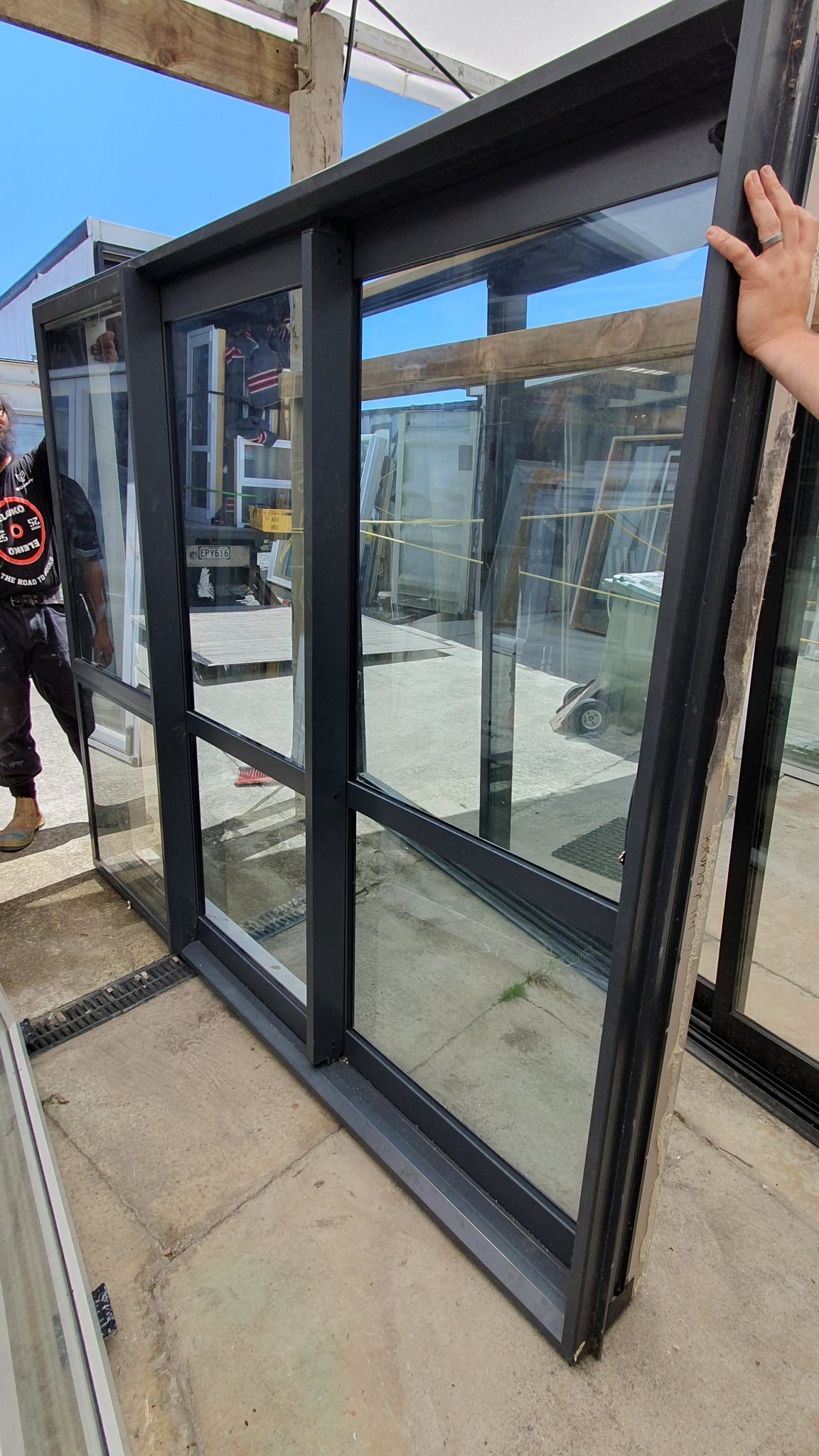 JOB LOT OF DOUBLE GLAZED JOINERY - GREY FRIARS