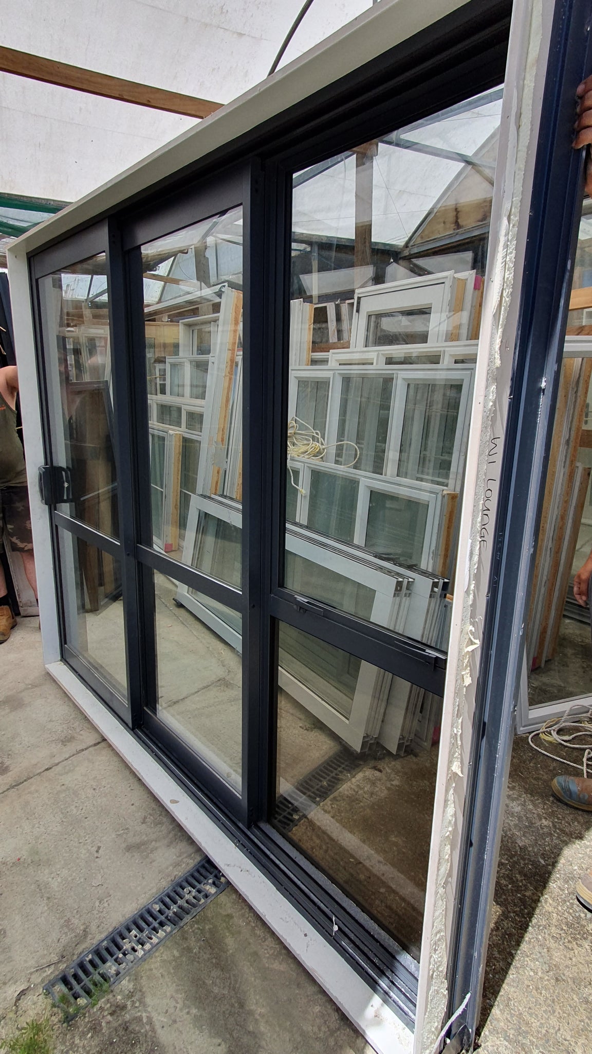 JOB LOT OF DOUBLE GLAZED JOINERY - GREY FRIARS
