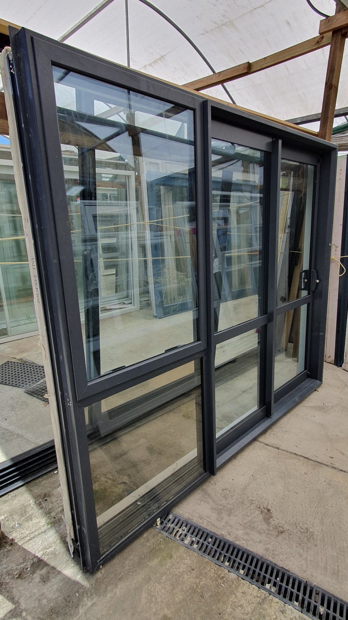 JOB LOT OF DOUBLE GLAZED JOINERY - GREY FRIARS