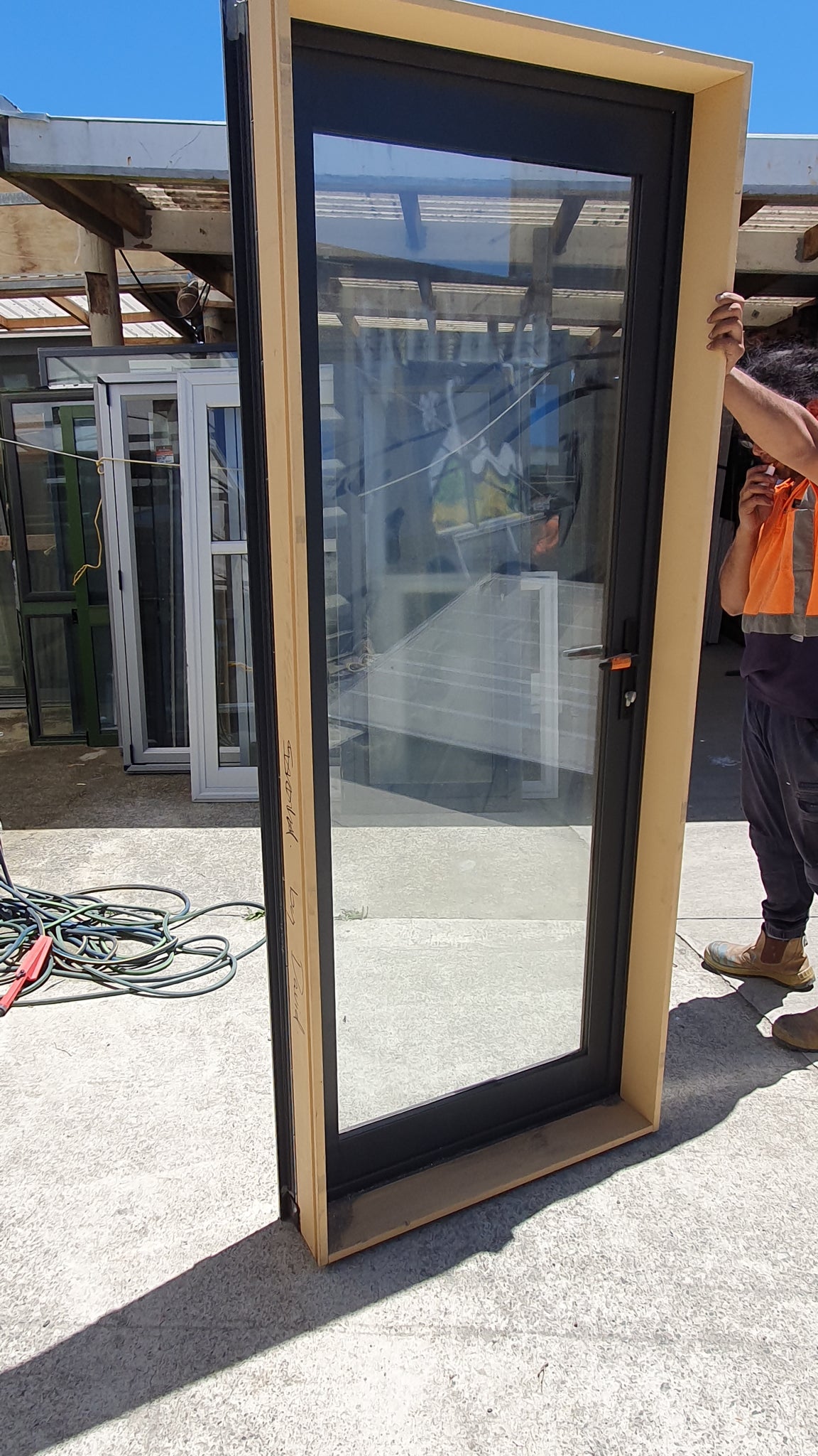 NEW Double Glazed Door Grey Friars 2200 H x 880 W