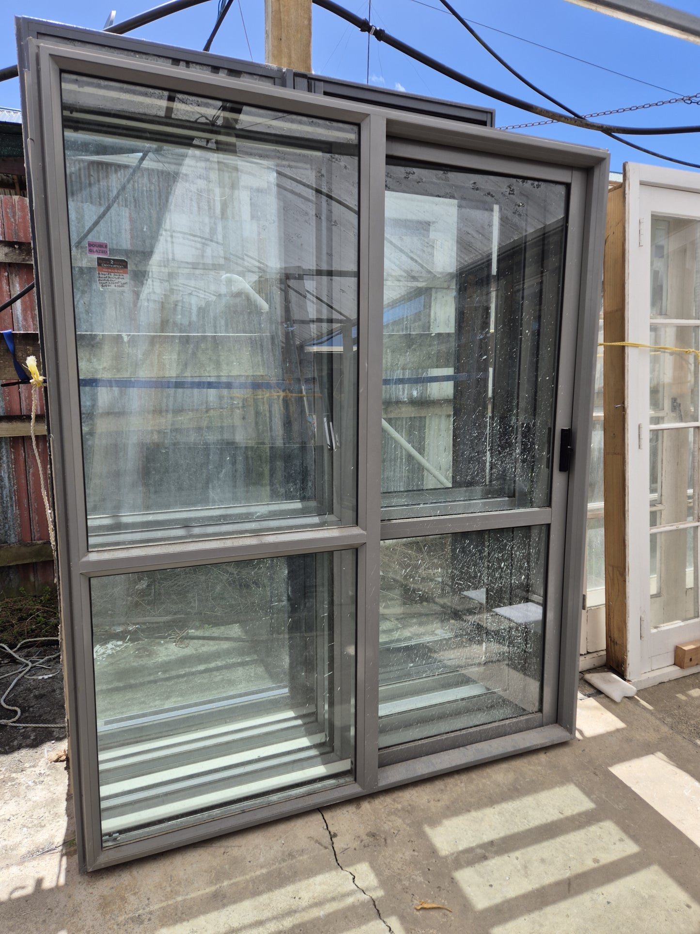 Sandstone Grey Ranchslider 1960 H x 1600 W #RS150 R - L
