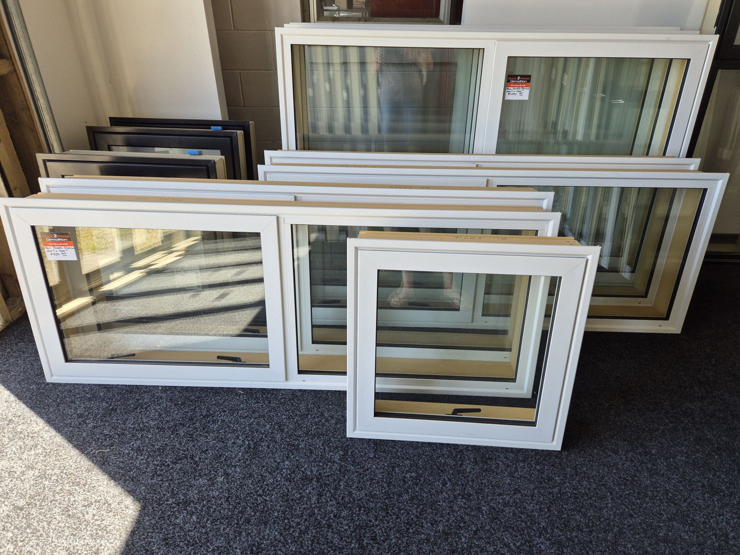 NEW DOUBLE GLAZED WHITE WINDOWS