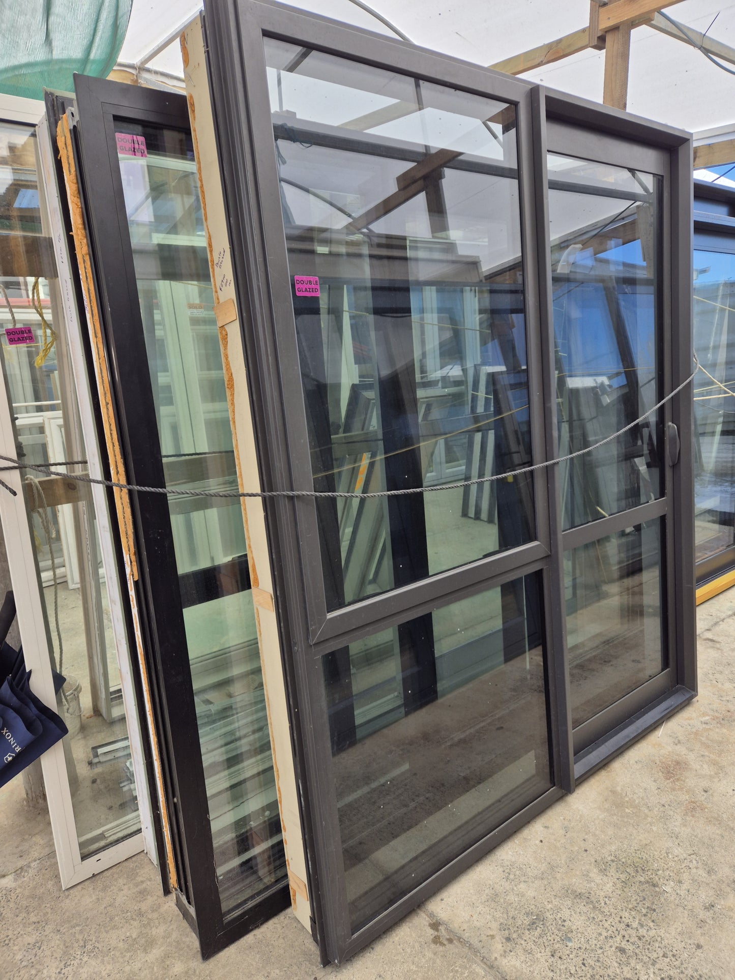 Near New Double Glazed Ranchslider 2120 H x 1800 W