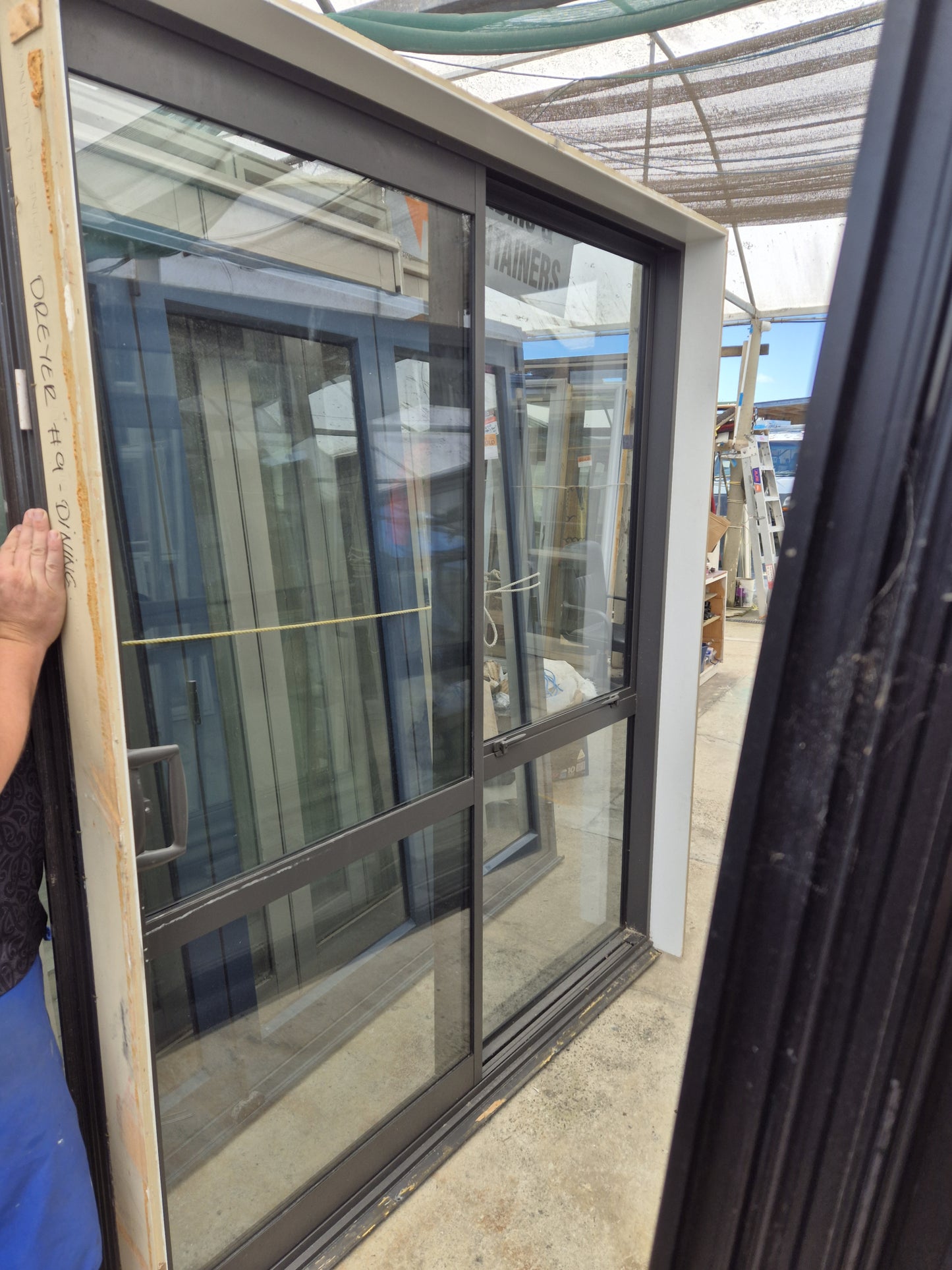 Near New Double Glazed Ranchslider 2120 H x 1800 W