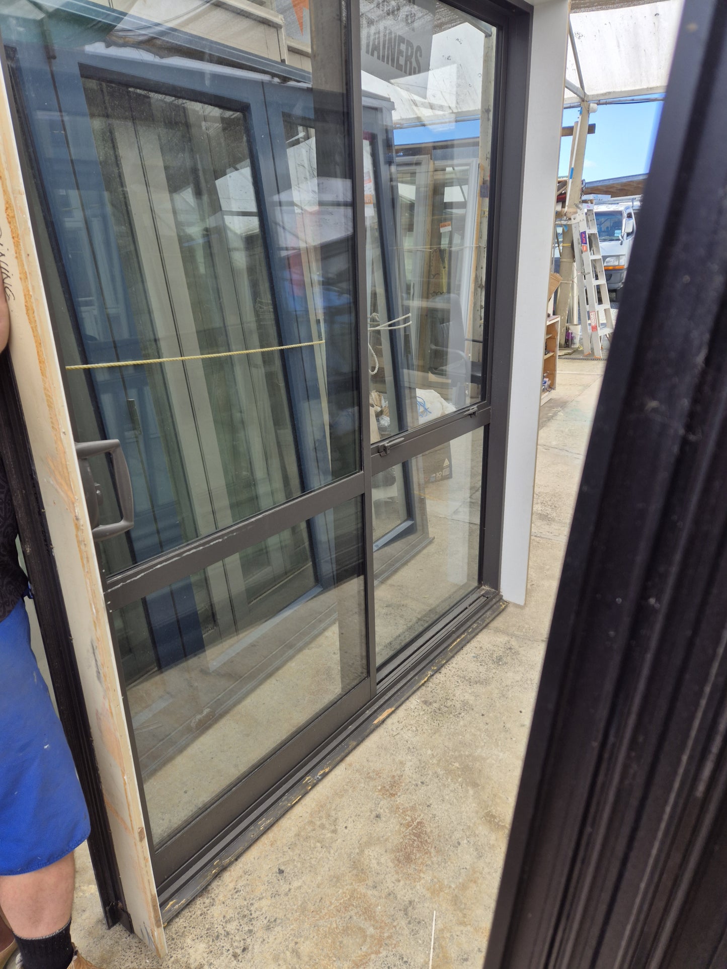 Near New Double Glazed Ranchslider 2120 H x 1800 W