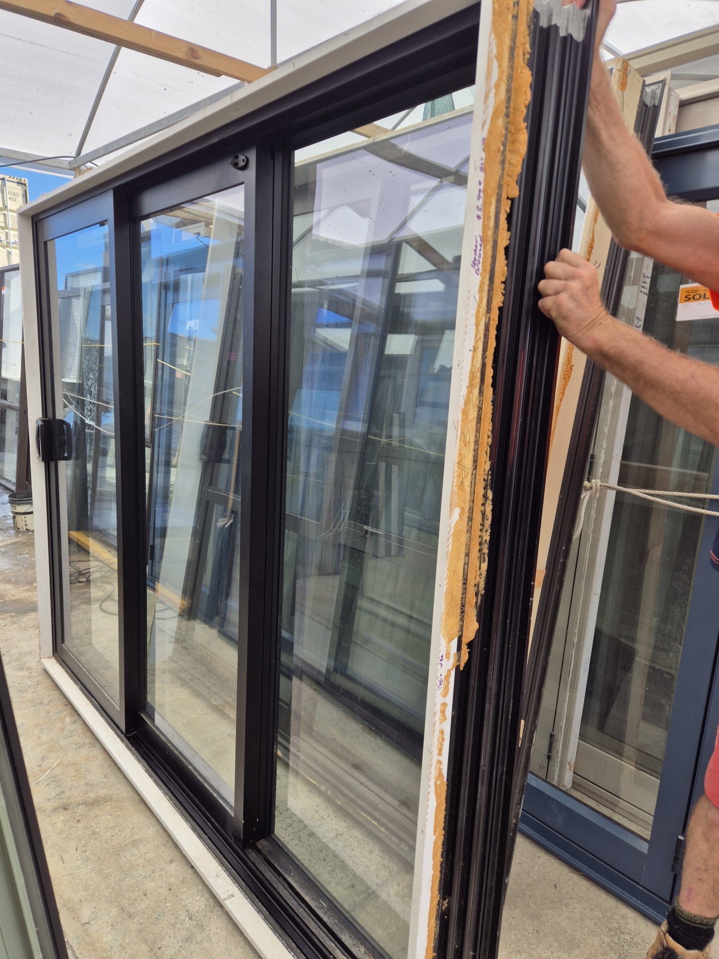 Near New Stacker Slider Double Glazed 1970 H x 2400 W