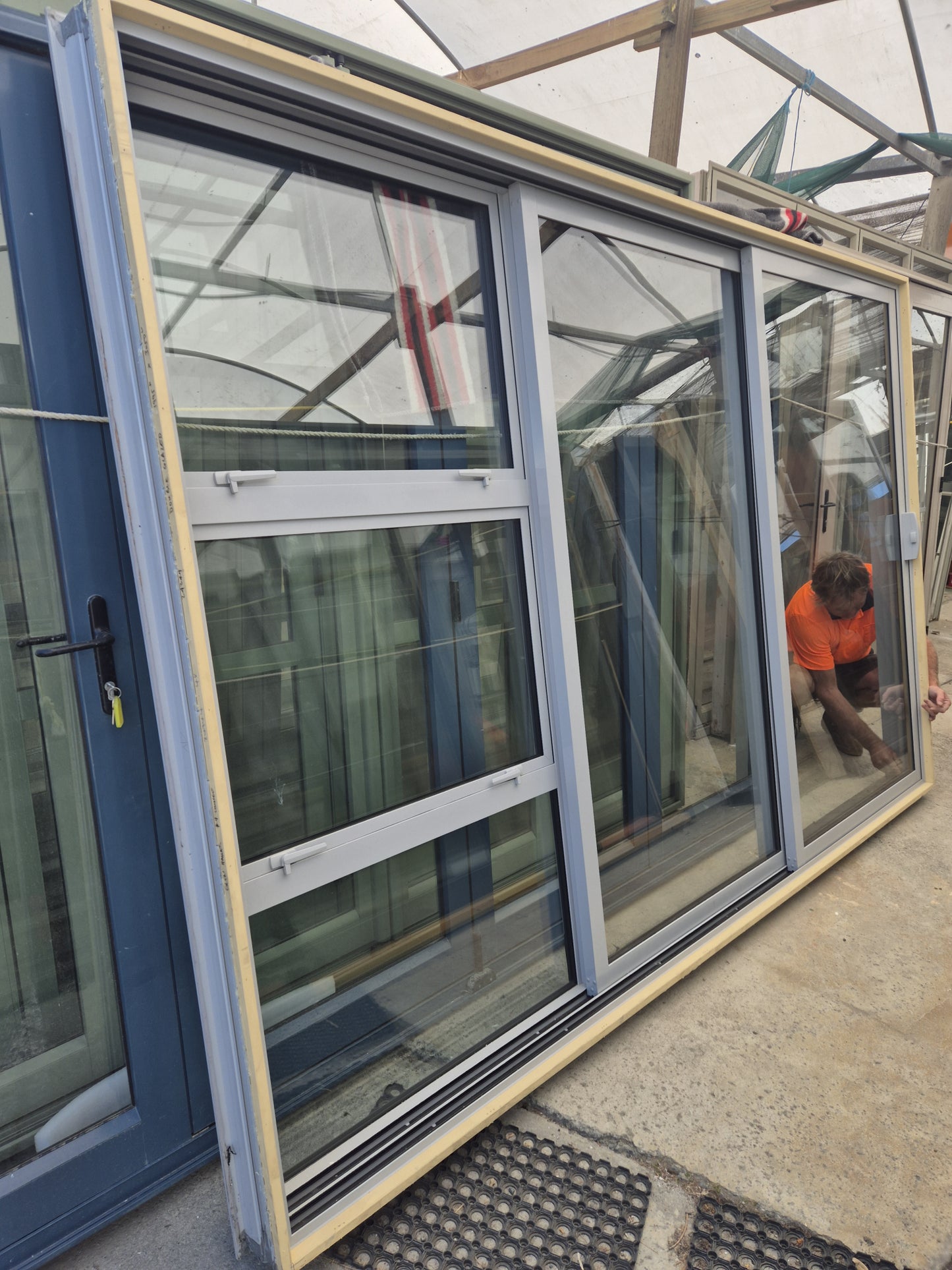 Near New D/G Stacker Sliding Door 2000 H x 3050 W