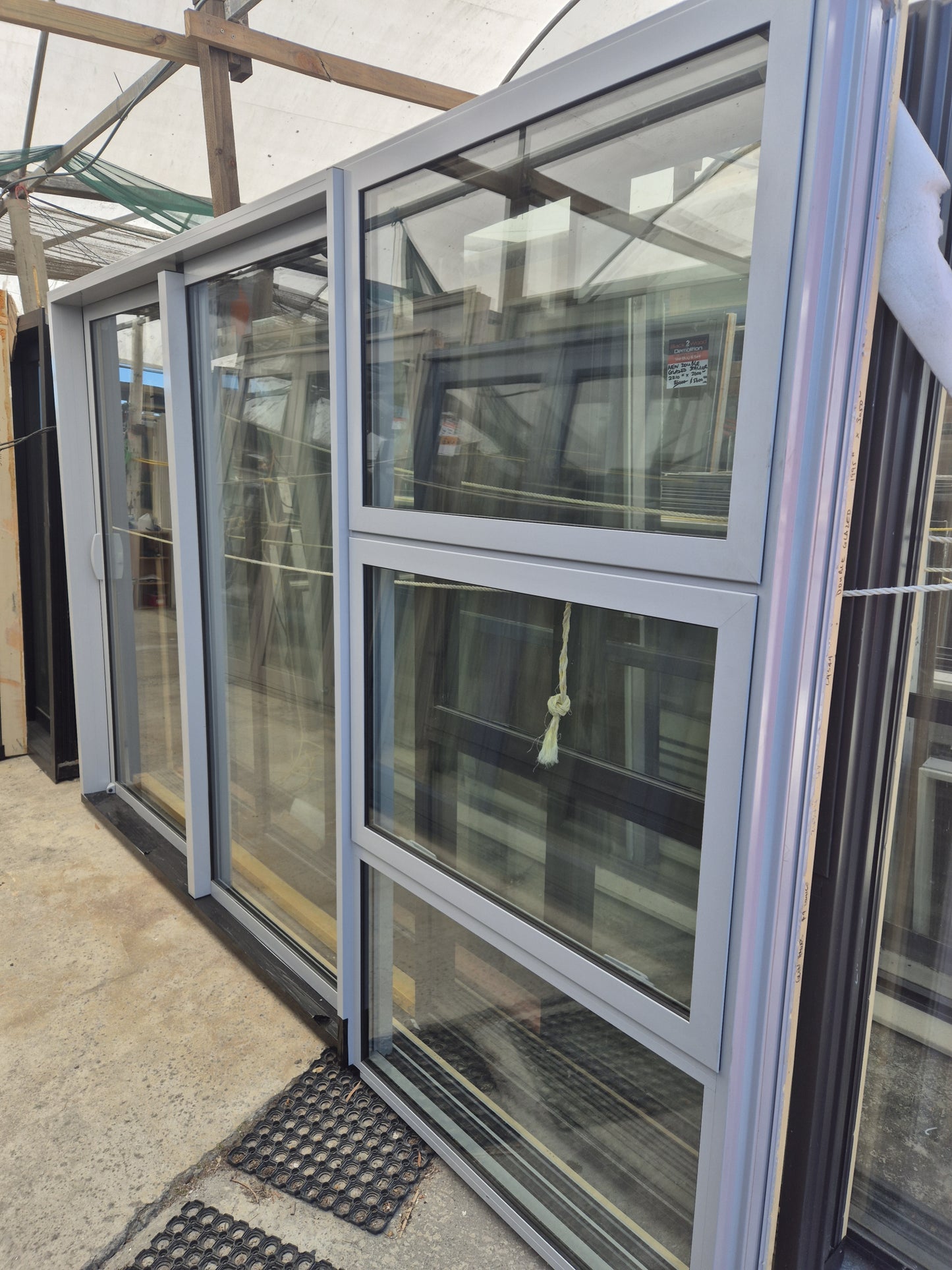 Near New D/G Stacker Sliding Door 2000 H x 3050 W