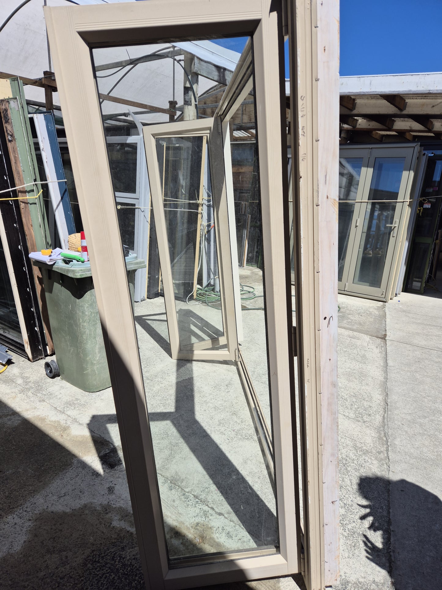 JOB LOT OF ALUMINIUM JOINERY Bifold, French door & 2 x Bifold windows