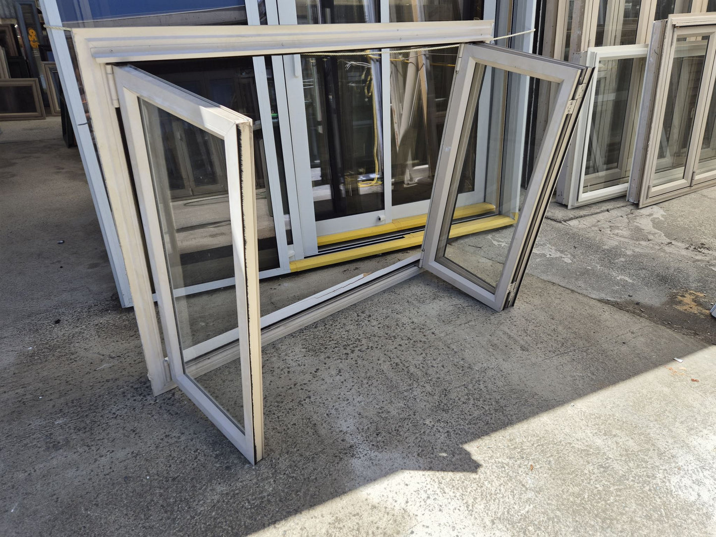 JOB LOT OF ALUMINIUM JOINERY Bifold, French door & 2 x Bifold windows