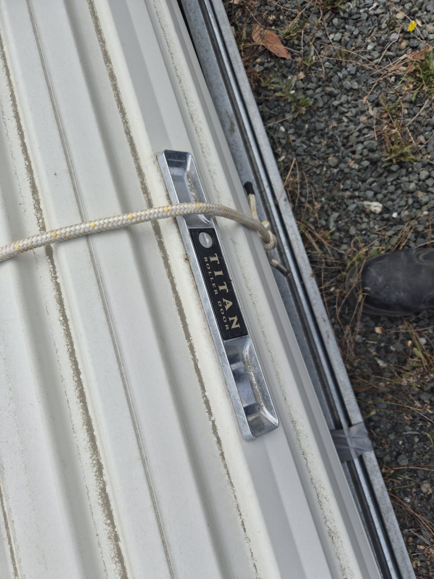 Roller door complete with brackets, motors etc (2 matching available) 2 H x2550W