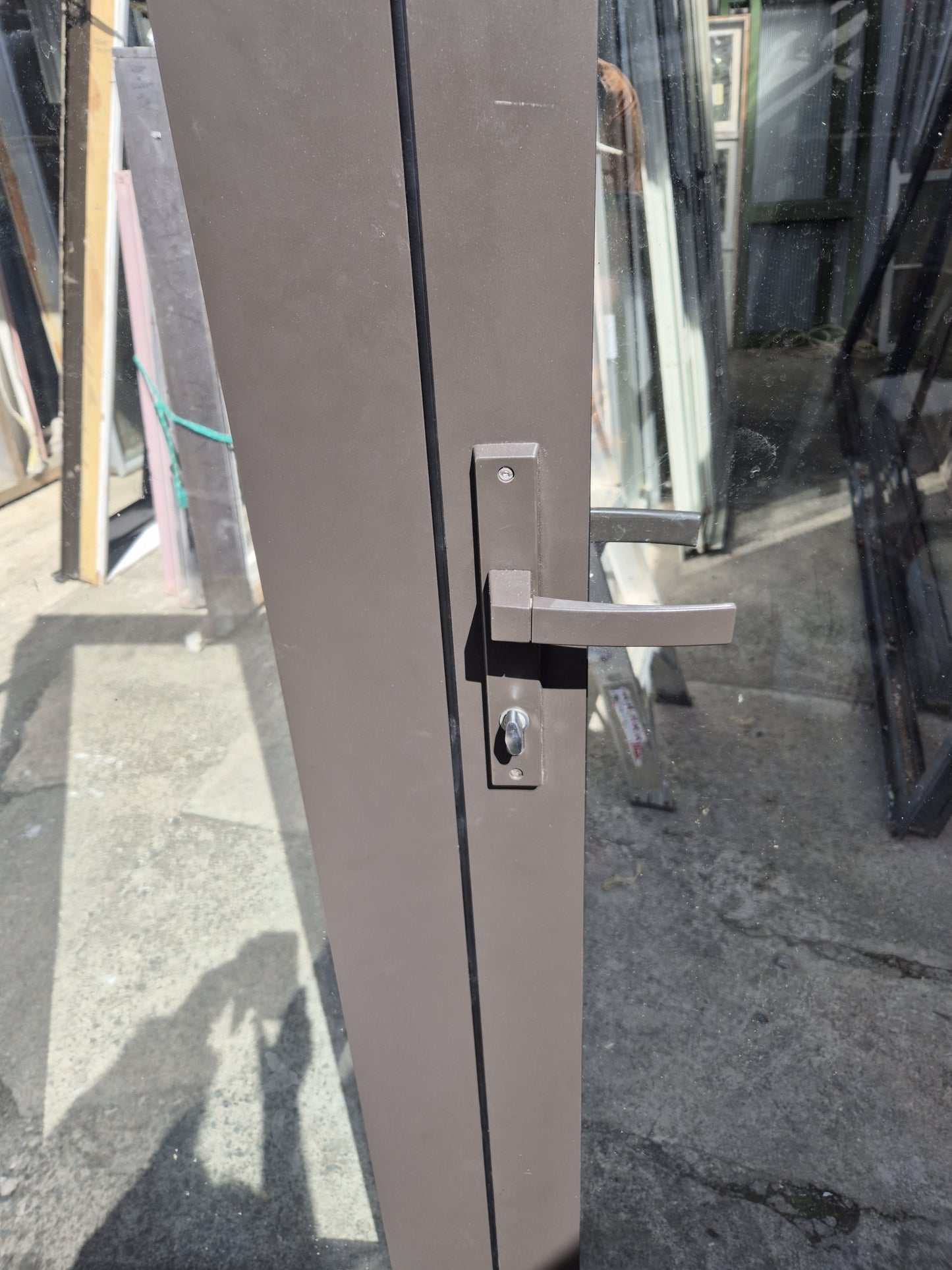 Near New Double Glazed Ironsand French Door 2.2 H x 1.4 W #F1929 (2 available)