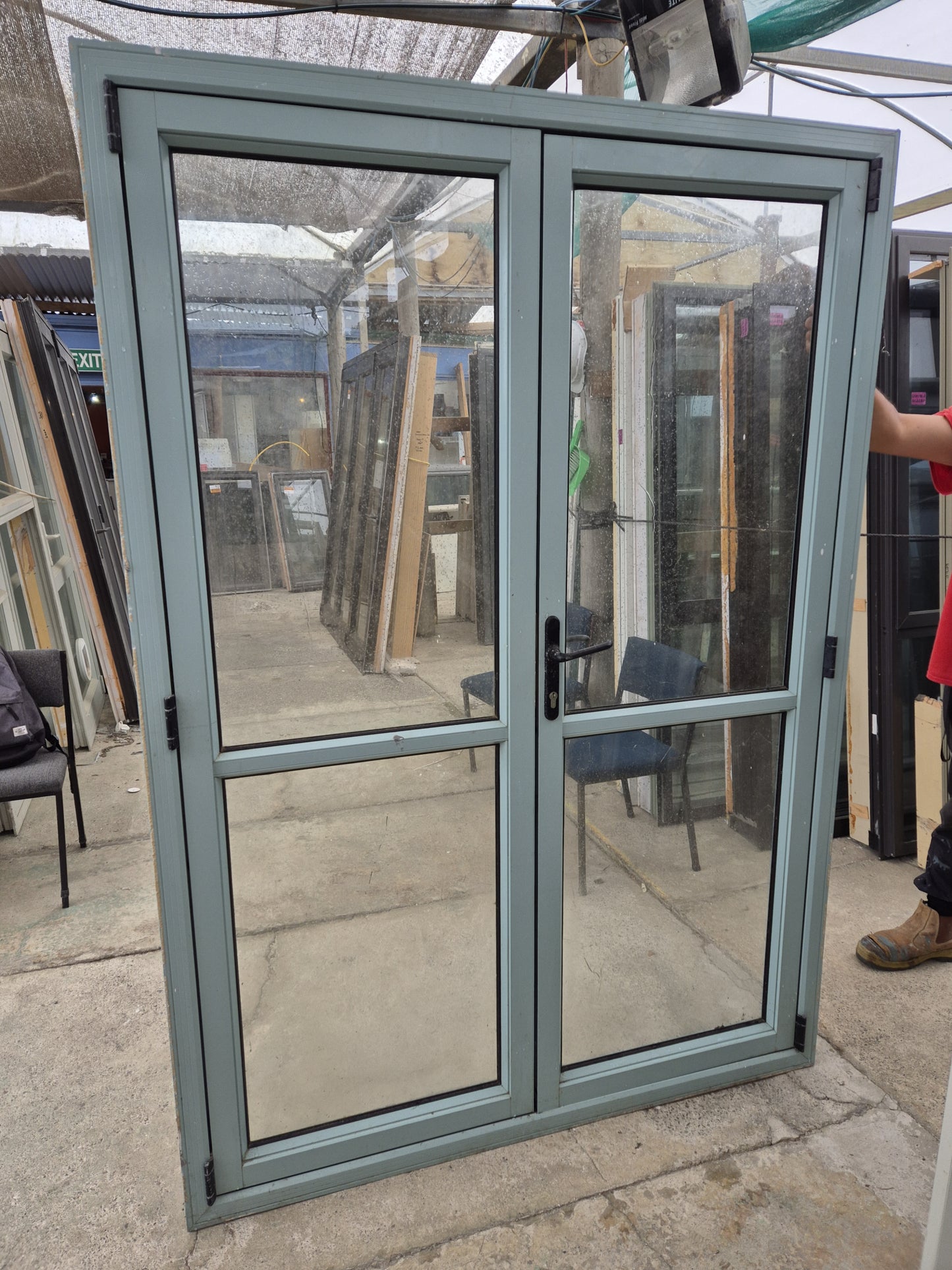 Green French Door 2 H x 1.4 W #FD0002