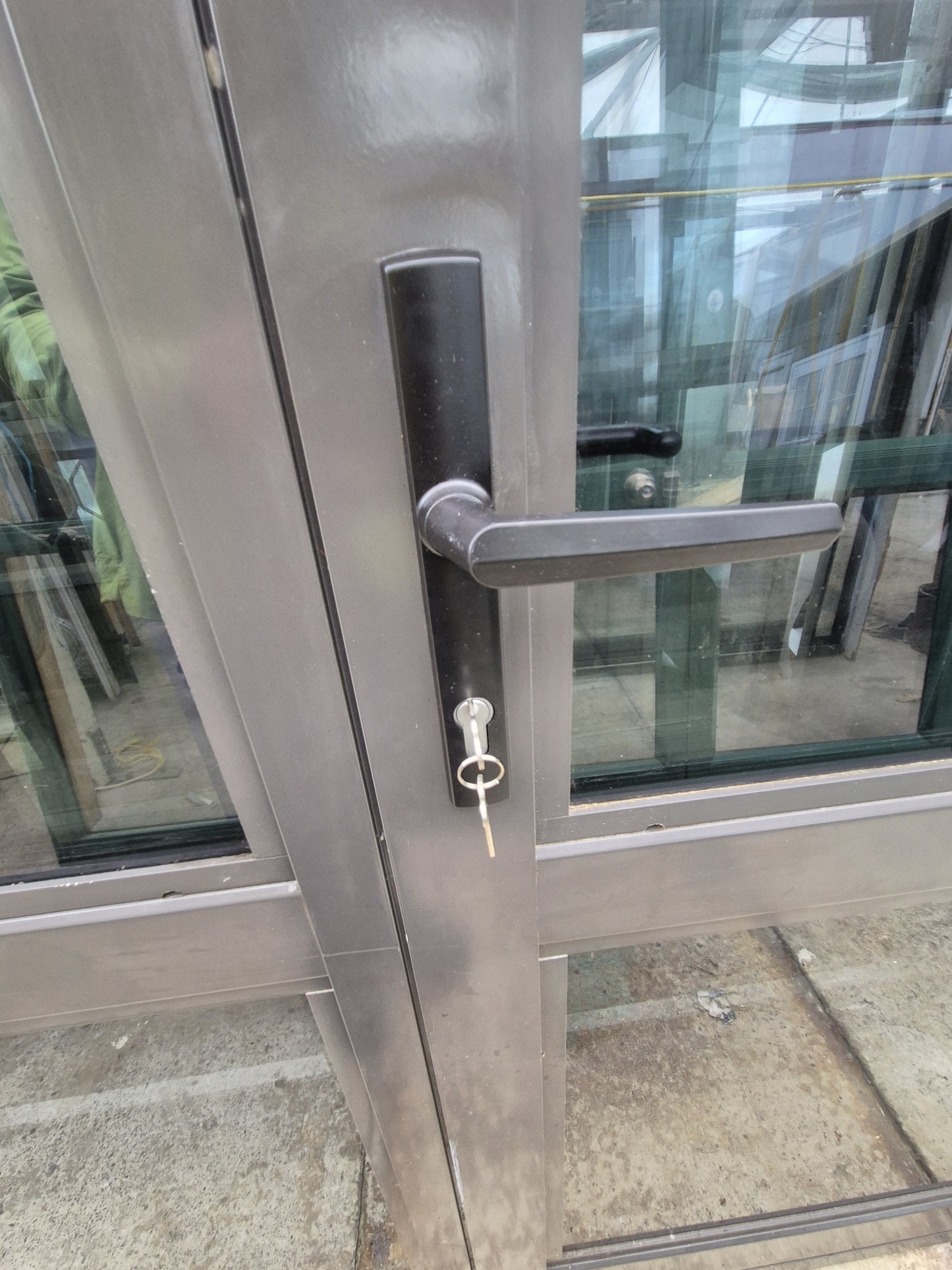 Near New Double Glazed Ironsand French Door 2125 H x 1500 W #FD0001