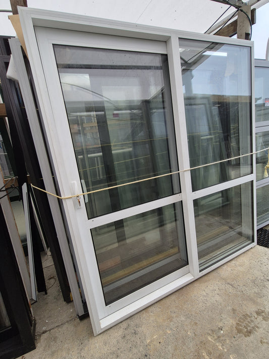 Double Glazed White Ranchslider 2060 H x 1865 W #RS0004