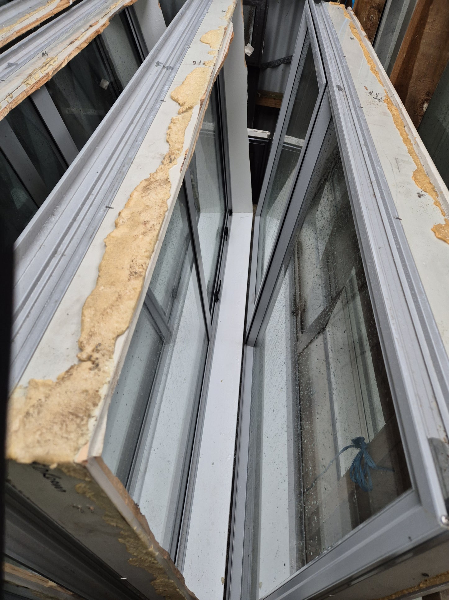 House Lot of Grey Aluminium Joinery: 1 x Ranchslider, 1 x Door & 8x windows