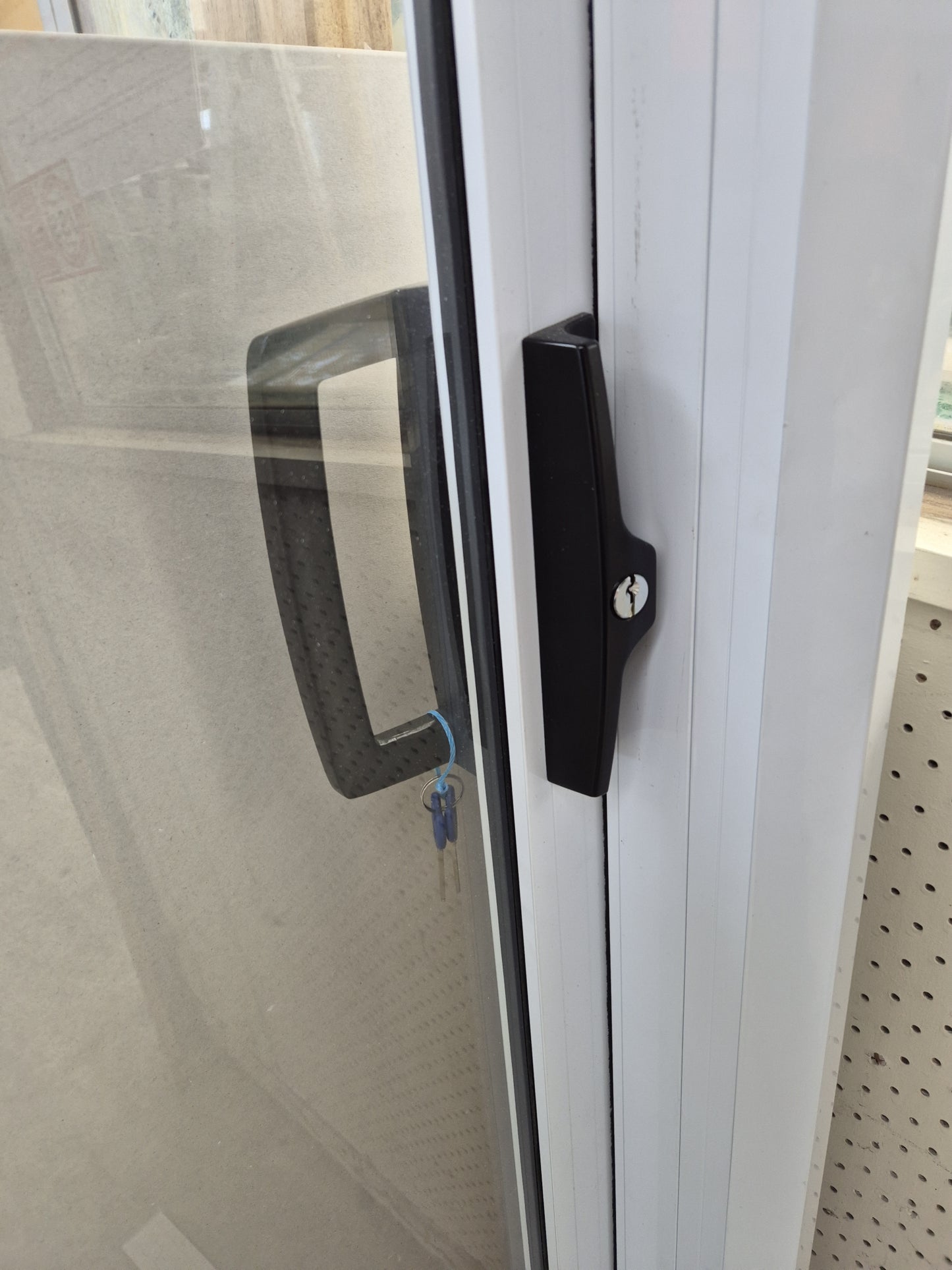 NEW White Stacker Sliding Door 2 H x 2.4 W, R-L opening #R1948