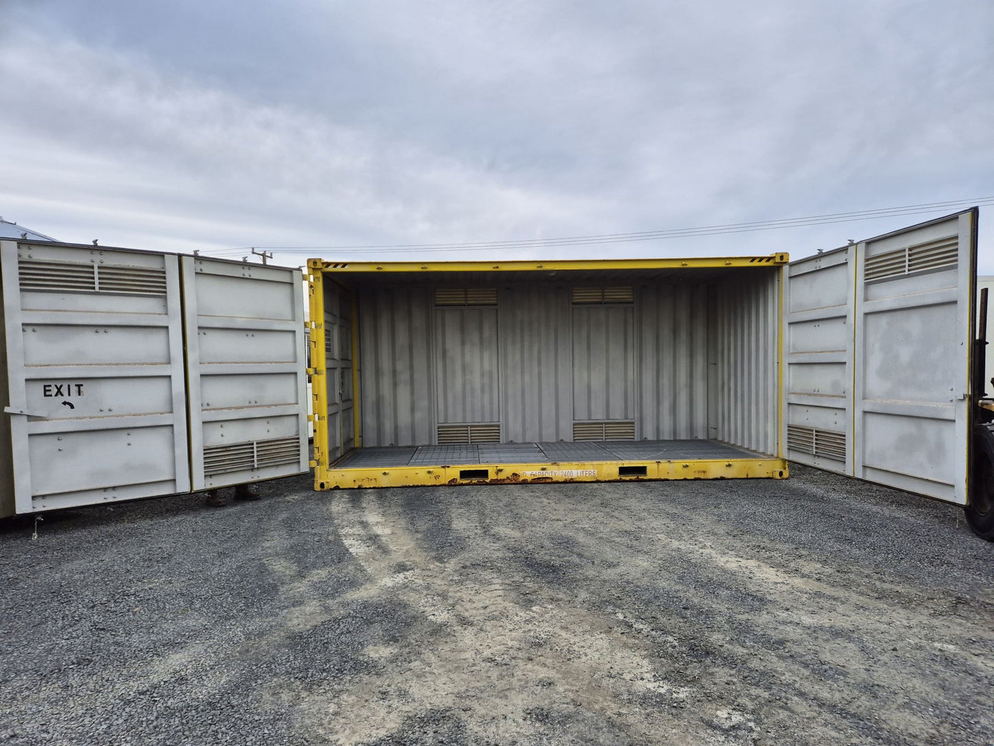 20FT DANGEROUS GOODS CONTAINER, SIDE OPENING, GD COND