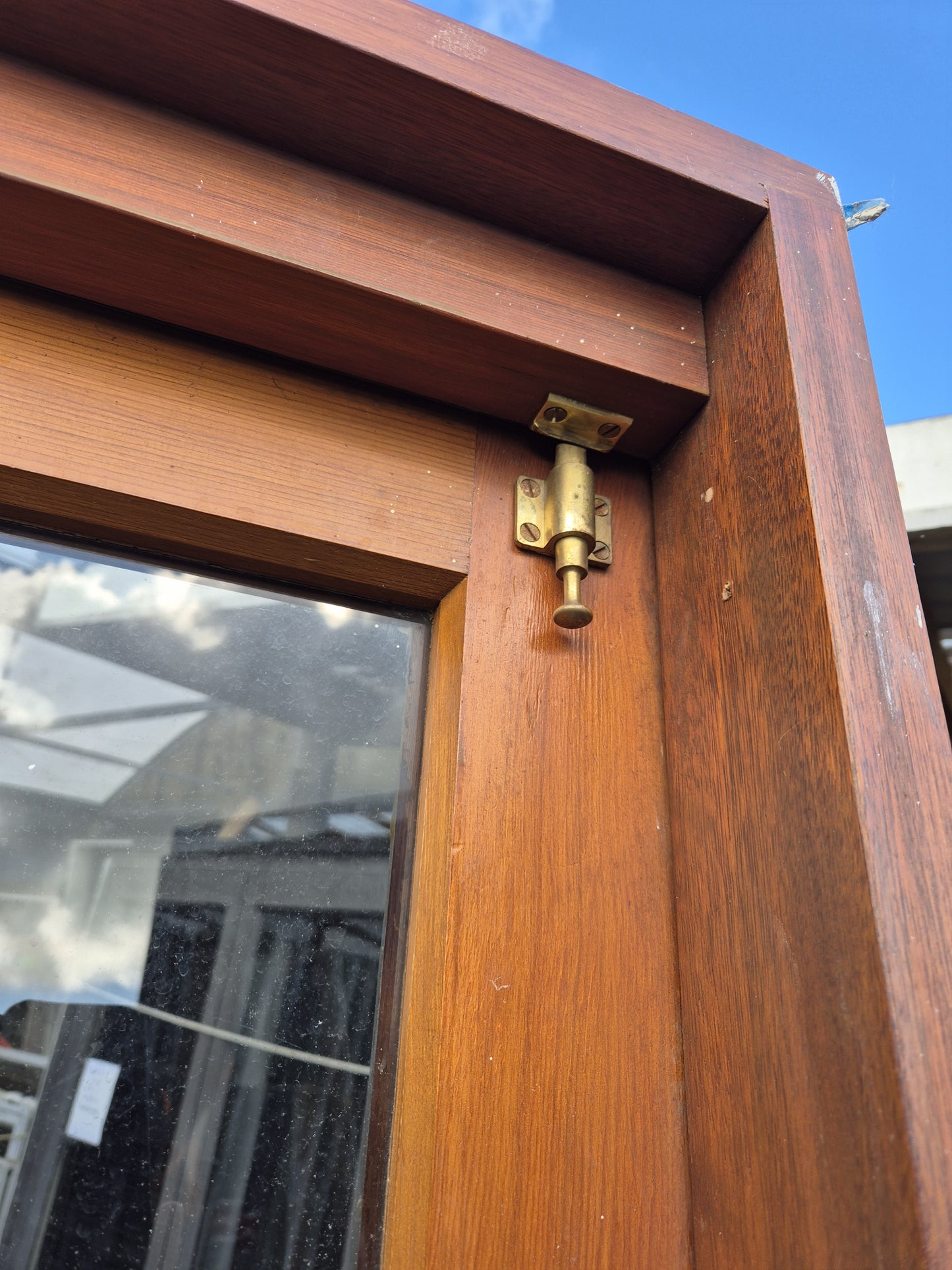 Beautiful Cedar Bifold Doors 2190 x 2.4W Folds to RHS #30c, see matching joinery