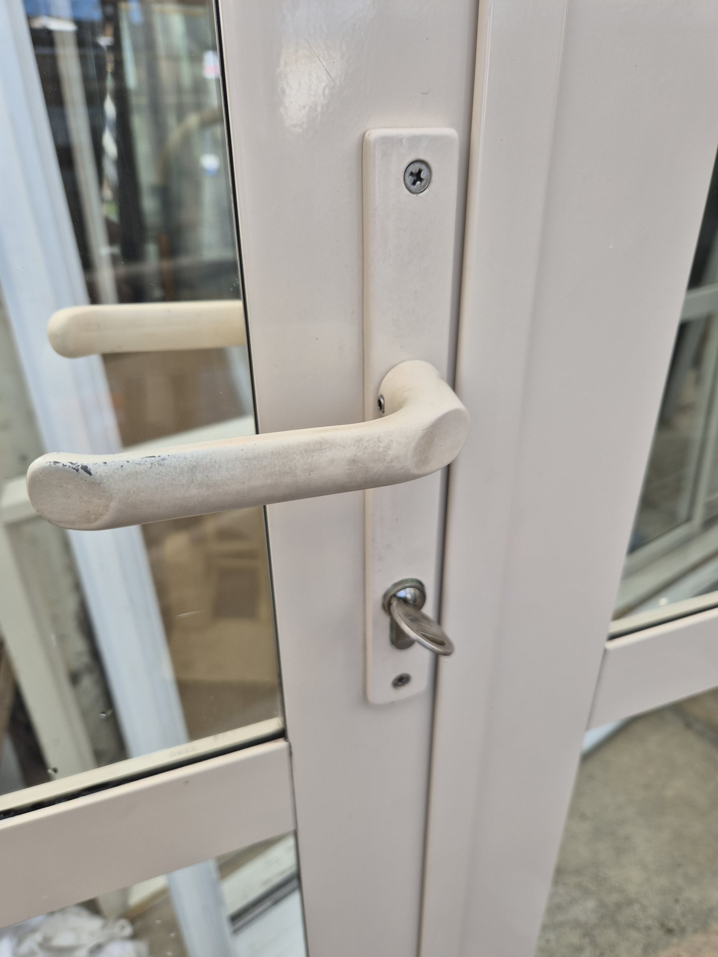 Wide French doors 2070 H x 1890 W, see matching joinery #1999