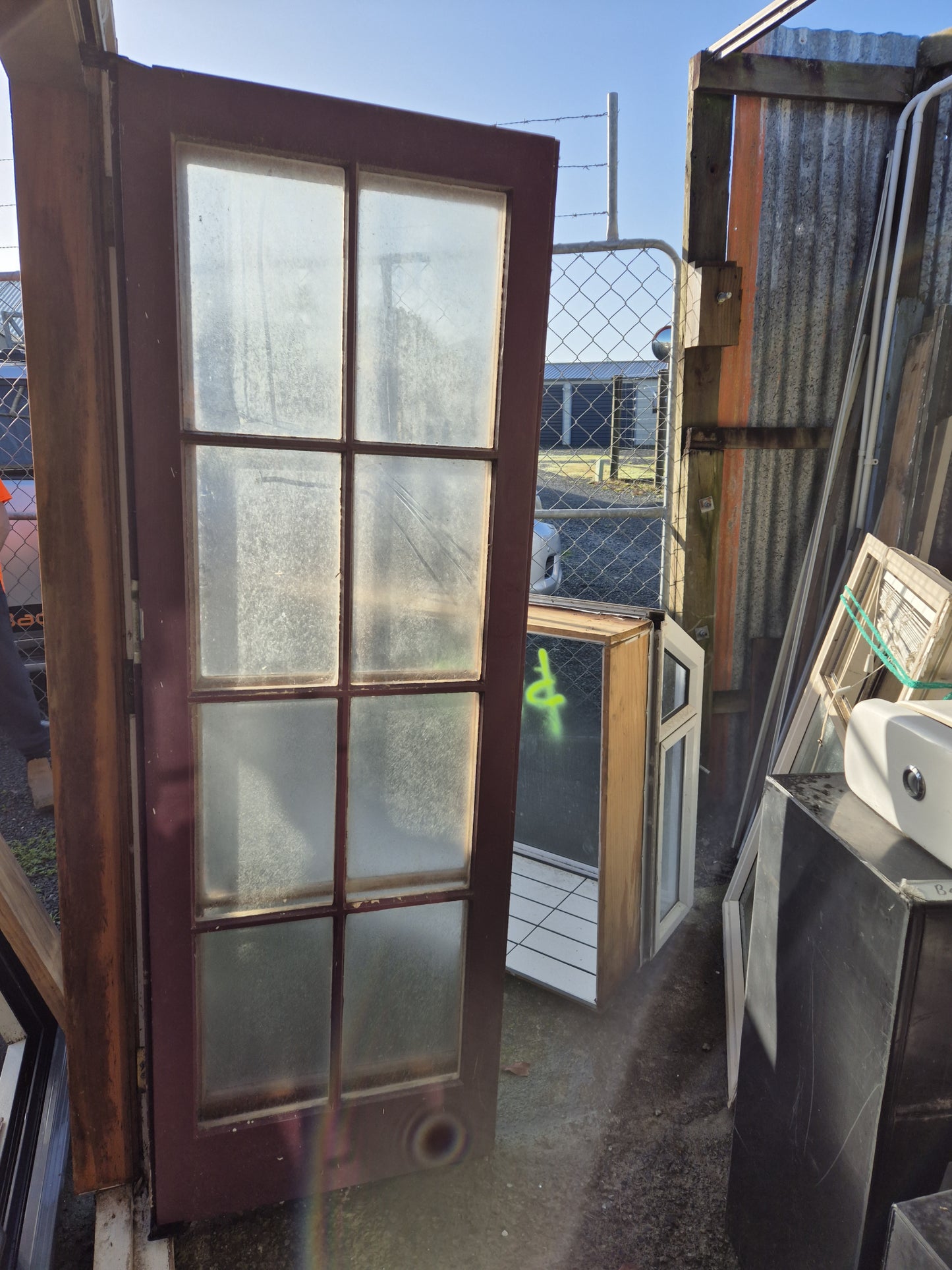 Colonial (8 lites), Cedar Bifolding Doors 2100 x 2100