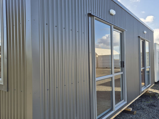 7.2 x 3m Portable Building, Kiwi Steel corrugated Iron cladding