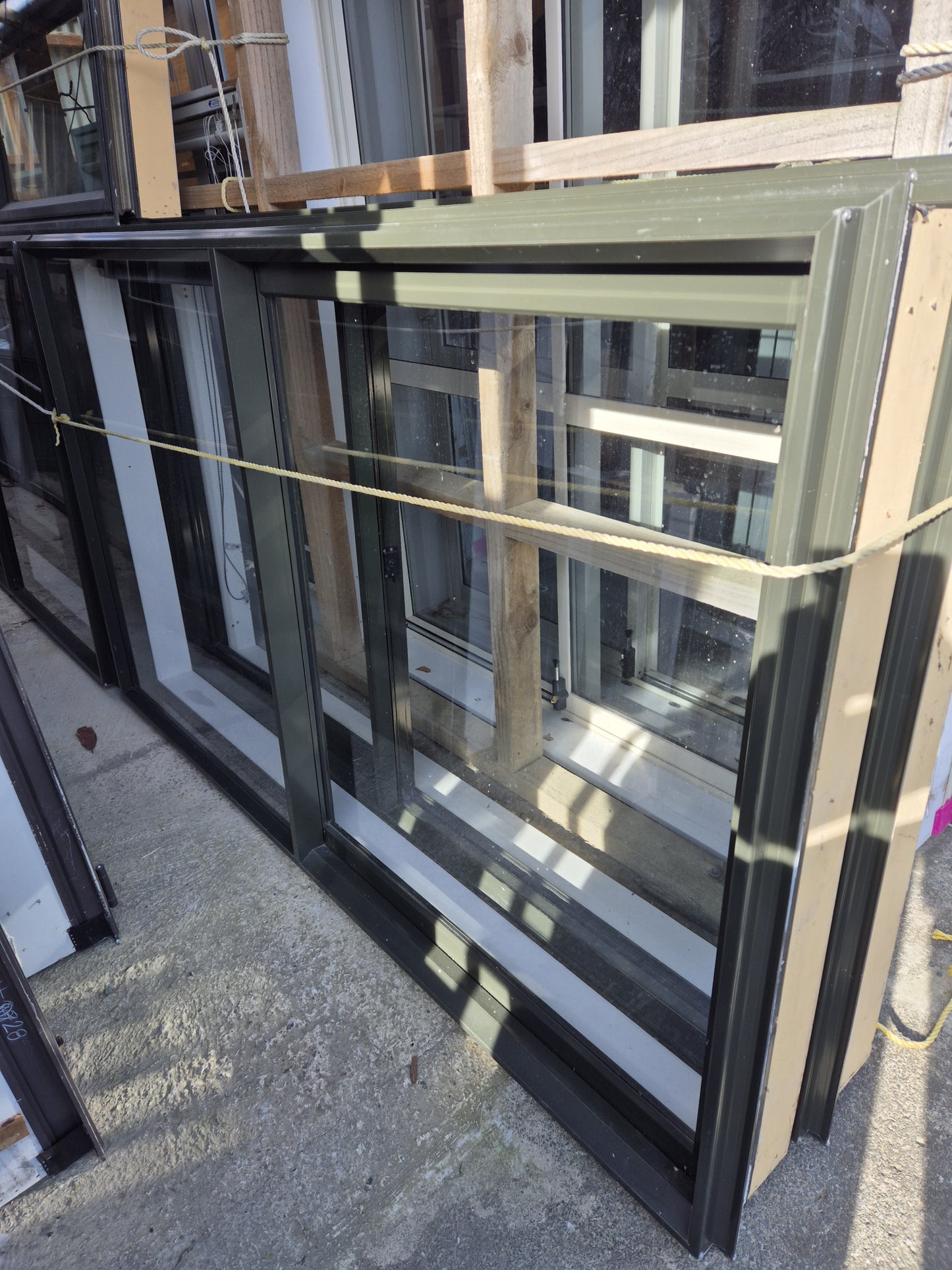 Karaka Green Sliding window 1.2 H x 2 W (3 available)