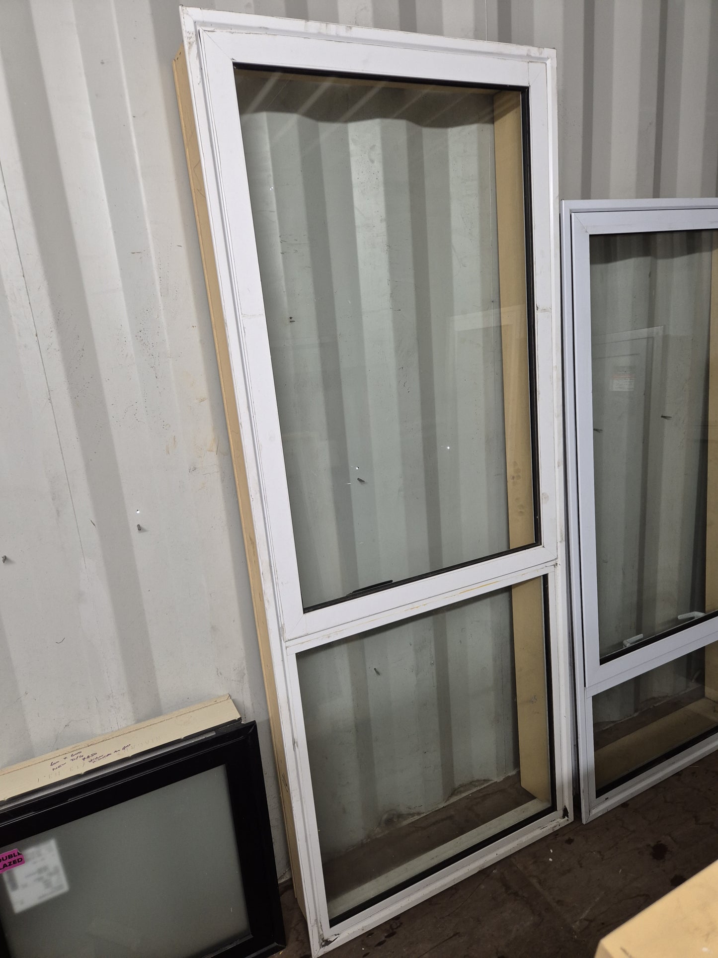 NEW White Double Glazed Window 2 H x .8W #2032