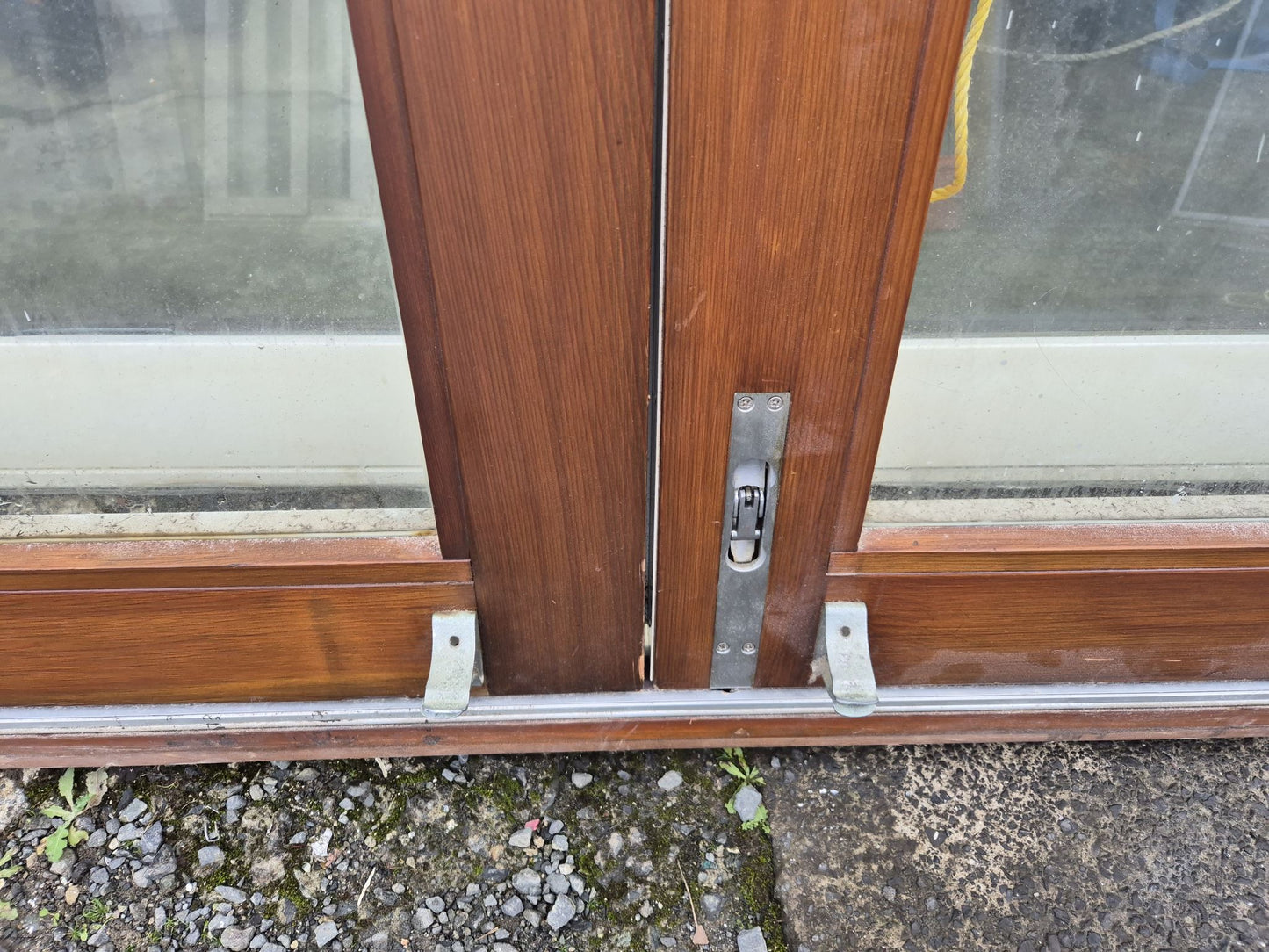Aluminium & Cedar Entrance doors, see matching House lot of joinery #2044a