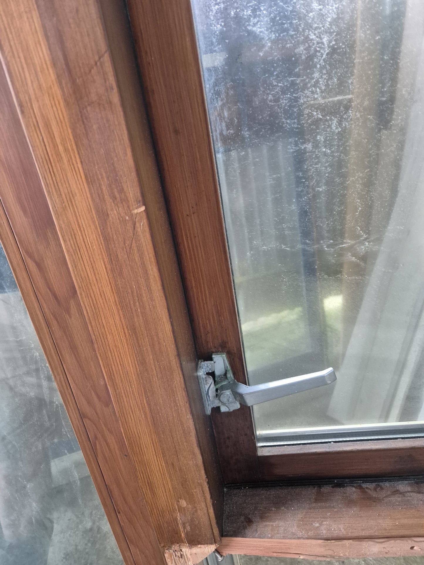Aluminium & Cedar French doors 2120 H x 2800 W #2044f