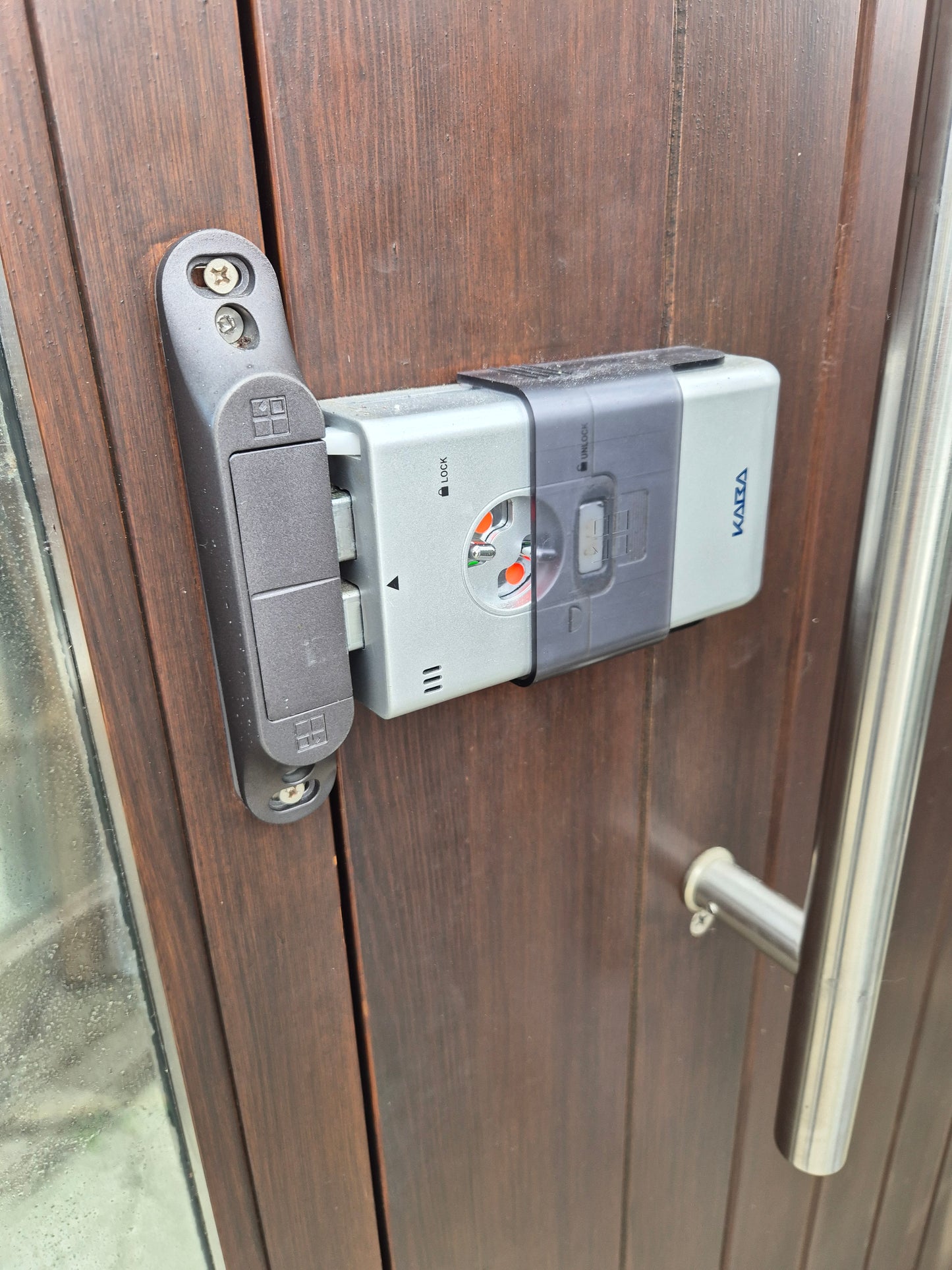 Beautiful Cedar Entrance door with sidelights 2200 H x 1920 W #2065