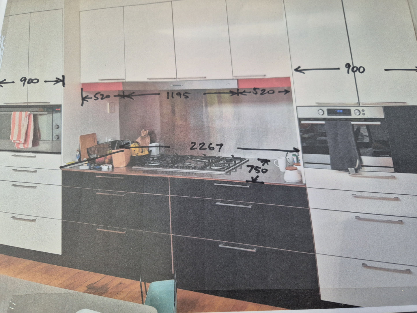 Quality Kitchen, Thick Stainless steel bench tops & appliances