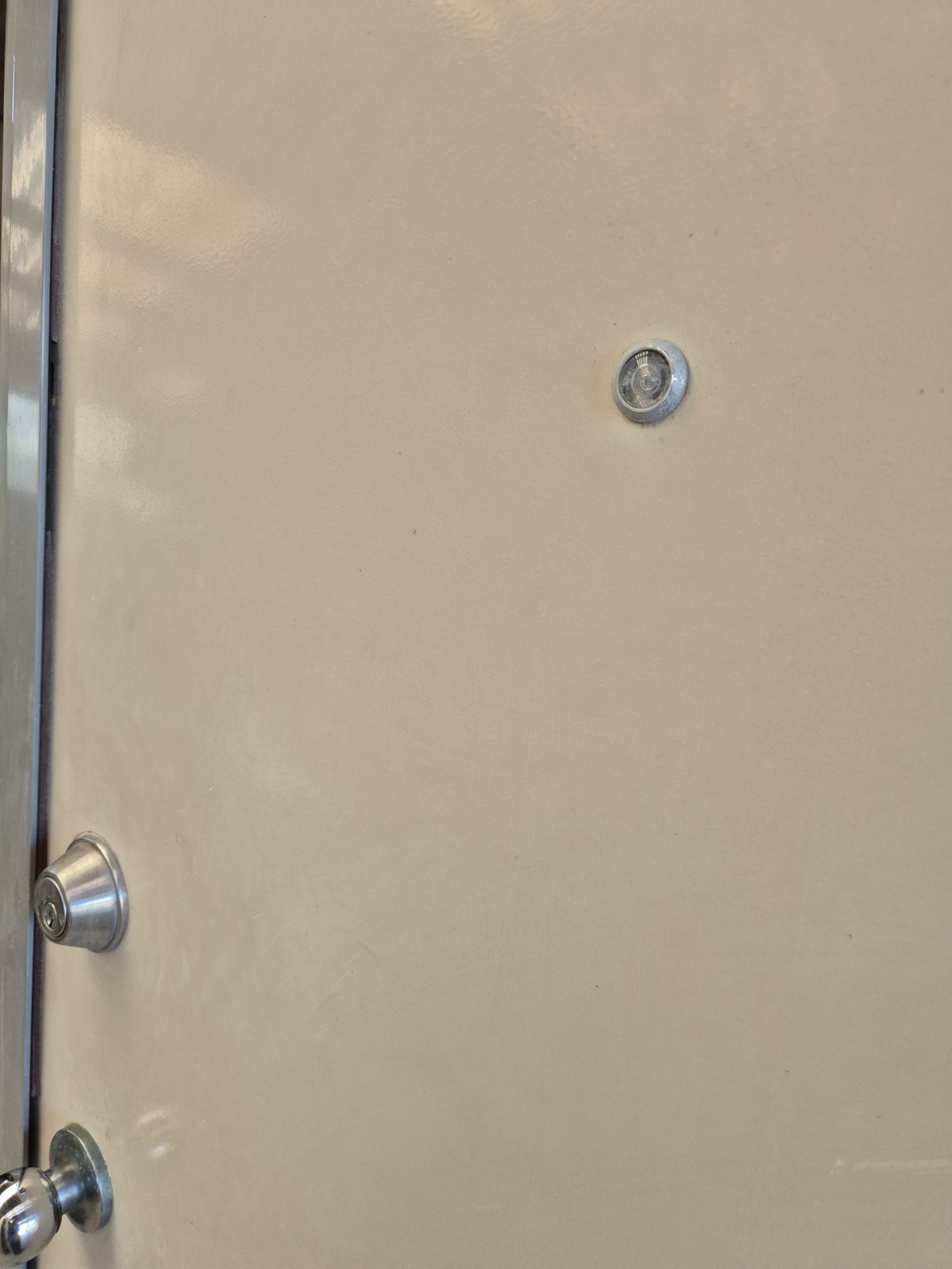 Solid core Door, aluminium frame 2060 H x 880 W #2061