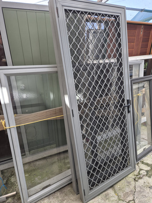 Security / Flyscreen door with aluminium frame 2 H x 840 W #2064