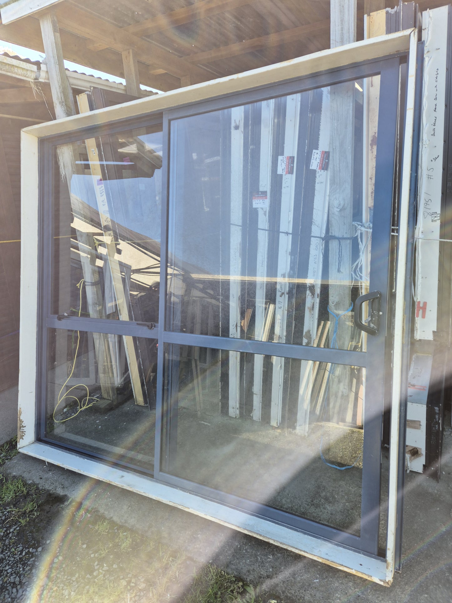 Ranchslider with opening window 2 H x 2.2 W #2058