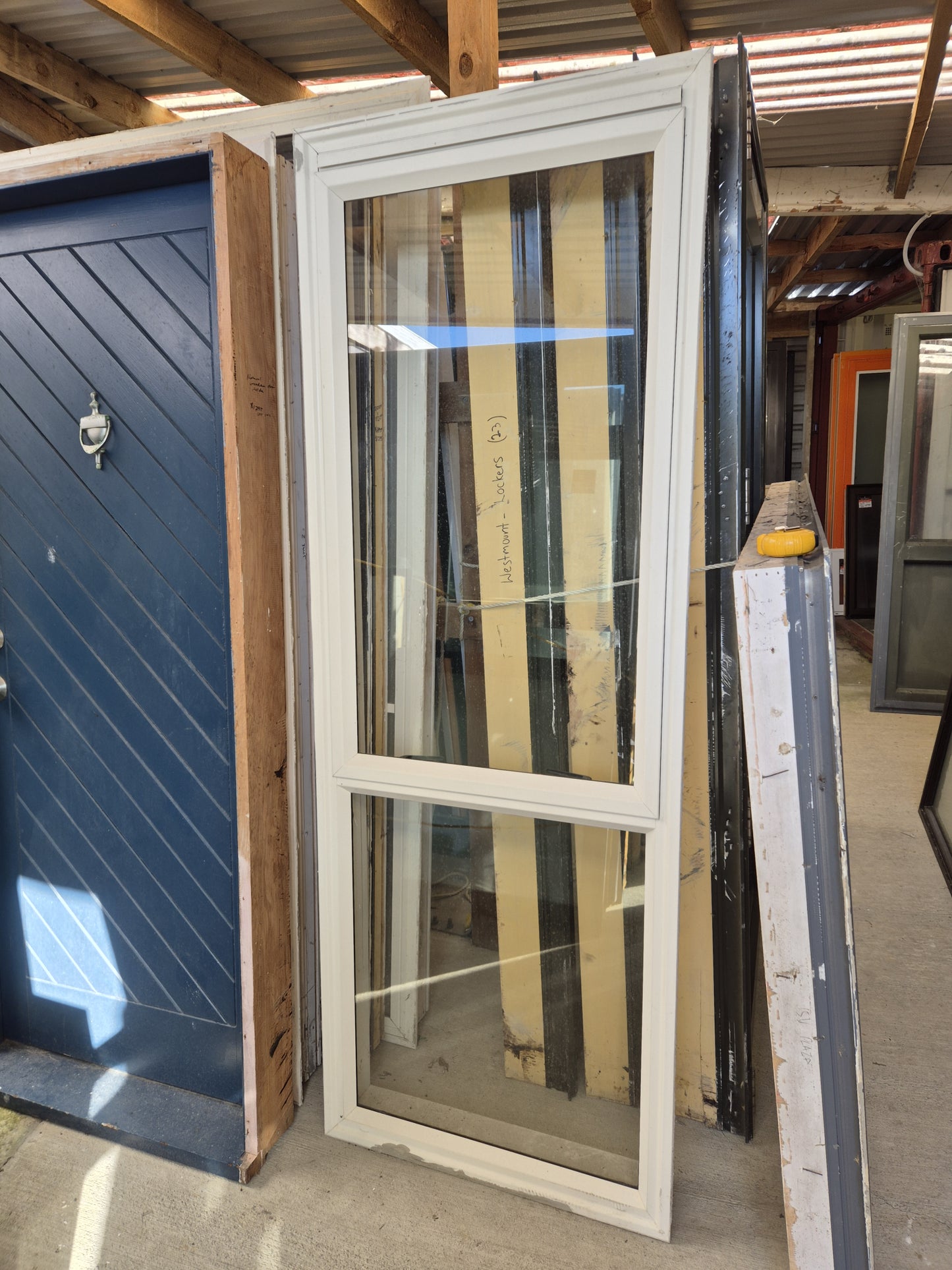 Cream Aluminium Window 2010 H x 700 W (4 available) #2075