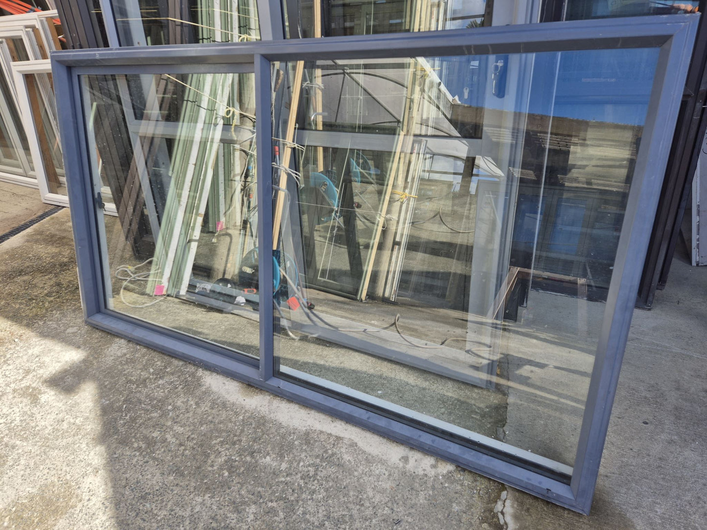 Denim Blue Sliding Window 1135 H x 2115 W #2072