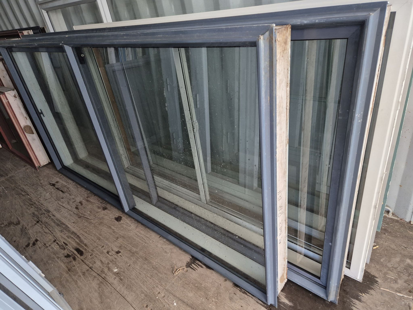 Denim Blue Sliding Window 1.2 H x 2.4W #2081