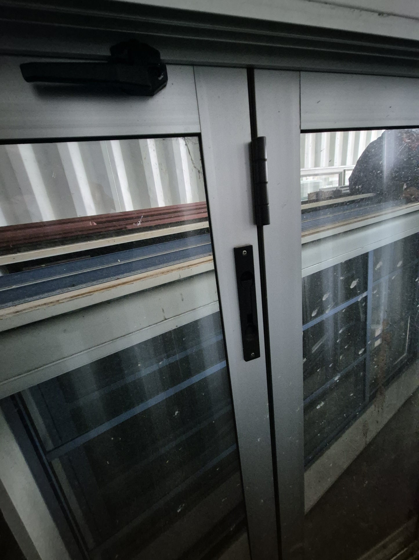 Silver Bifolding Window 1450 H x 2420 W #2087